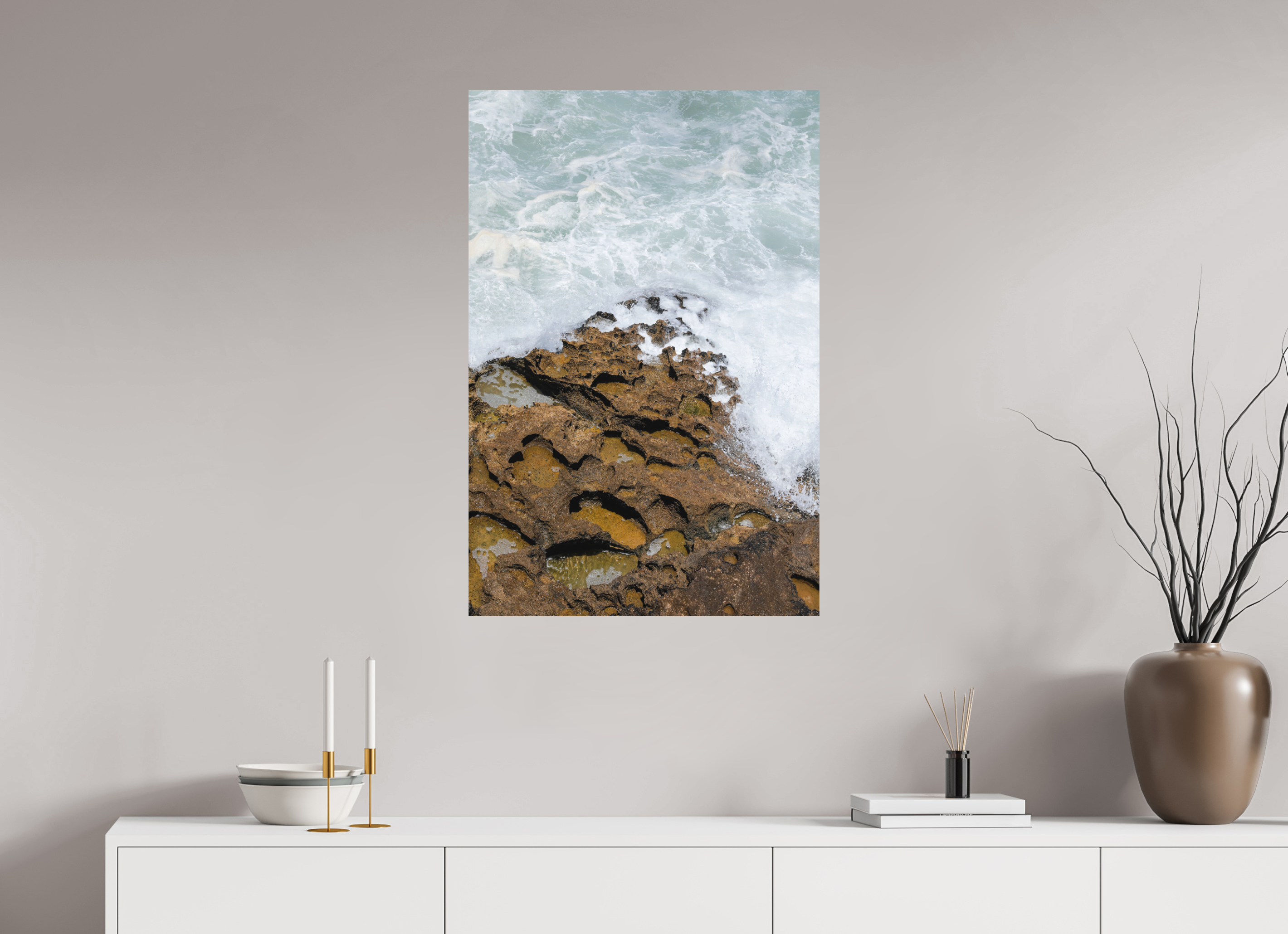 60 x 90 cm, Fine Art Print - Infinity Rag Photo 2 - on Alu Dibond Earth & Sea