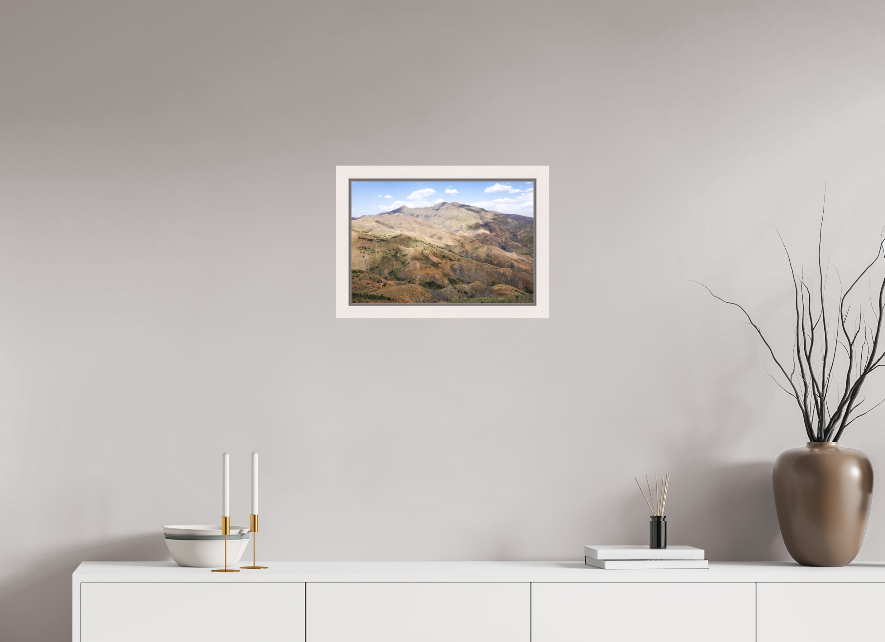 45 x 30 cm, Fine Art Print - Infinity Rag Photo 2 - Ame case 31mm - mapple white Atlas from Marocco