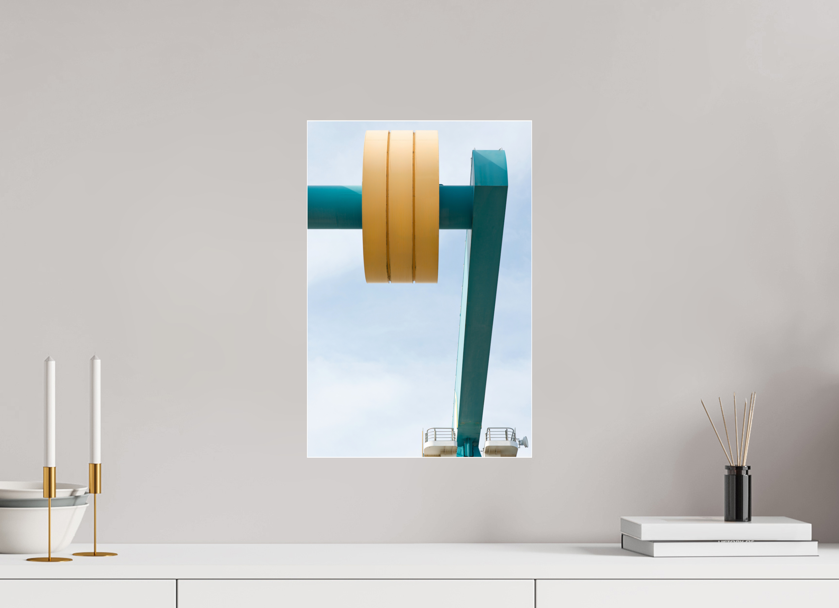 30 x 45 cm, Acrylic glossy 4mm Counterweight