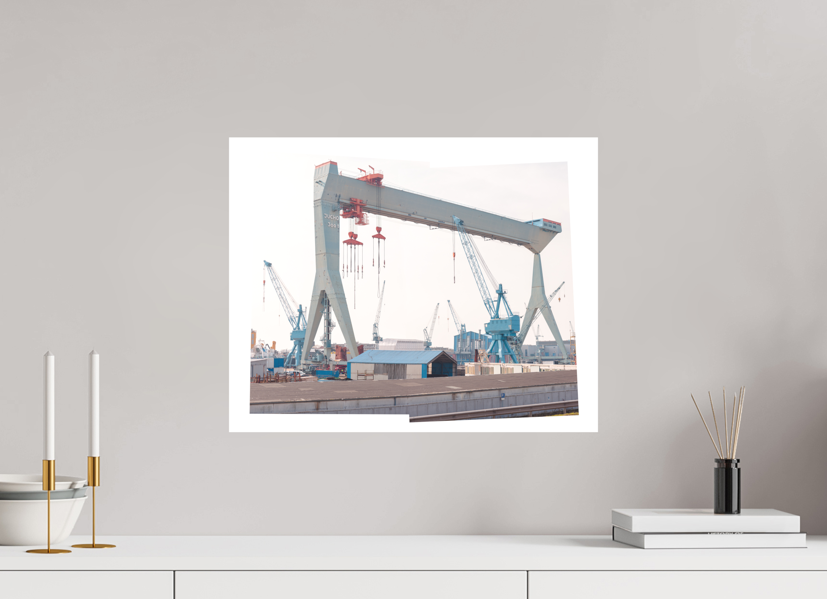 50 x 40 cm, Acrylic Matt 2mm Jocho_Portalkran_Hamburg