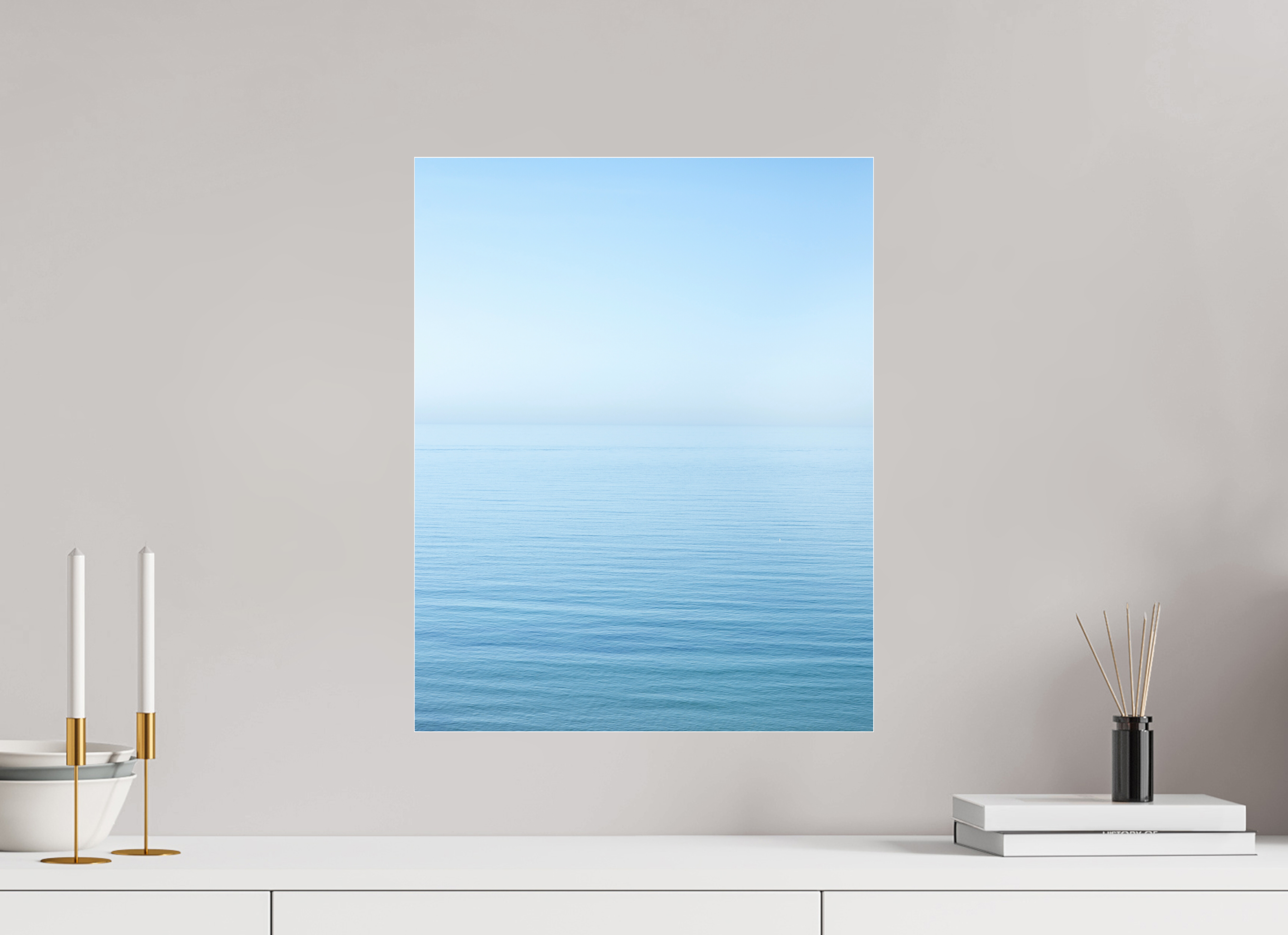 40 x 50 cm, Acrylic glossy 2mm The sea Manche