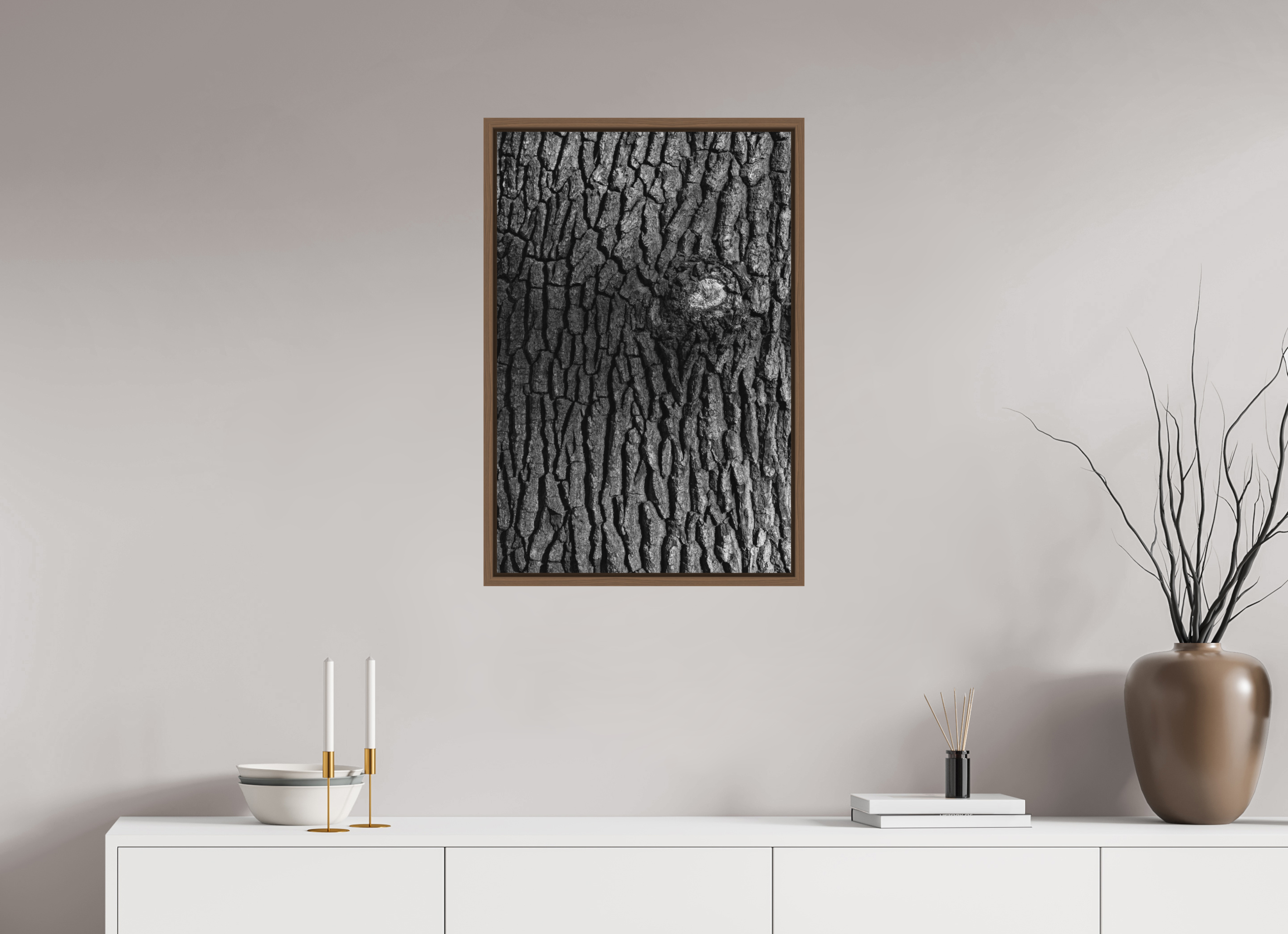 50 x 75 cm, Fine Art Print - Infinity Rag Photo 2 - Ame case 15mm - walnut Tree skin 2