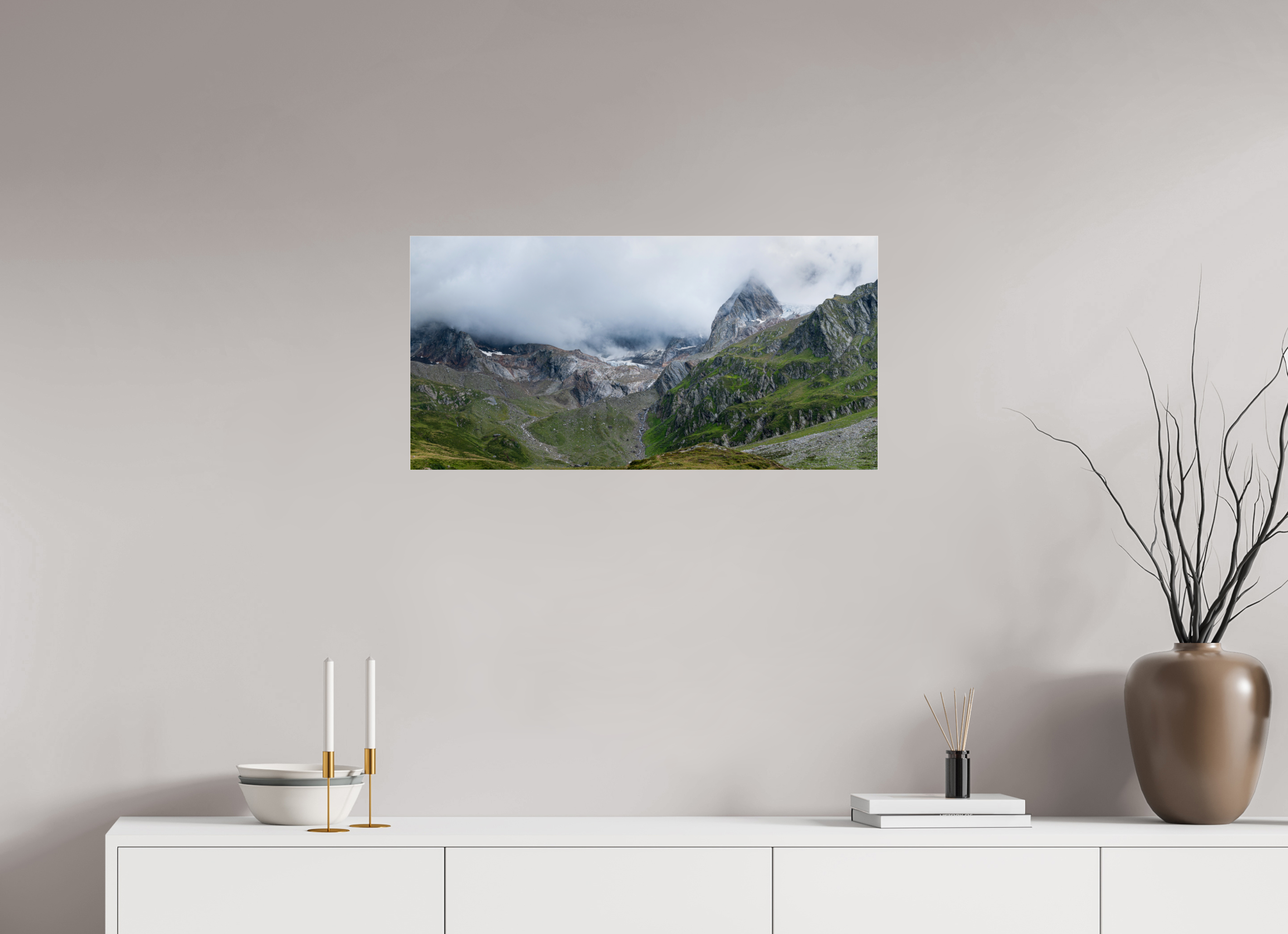 80 x 40 cm, Acrylic glossy 2mm South Tyrol 1/2