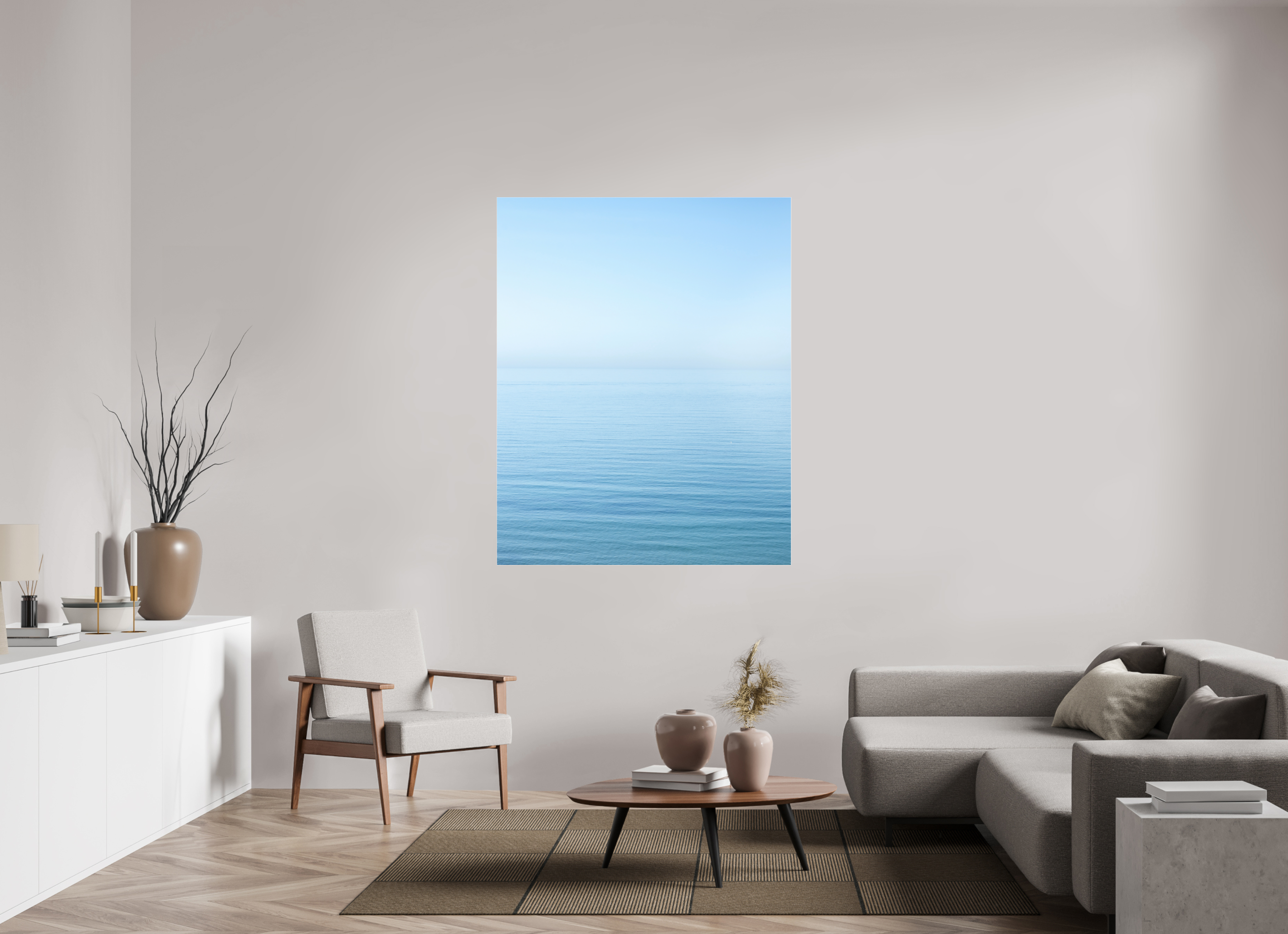 120 x 150 cm, Acrylic glossy 2mm The sea Manche