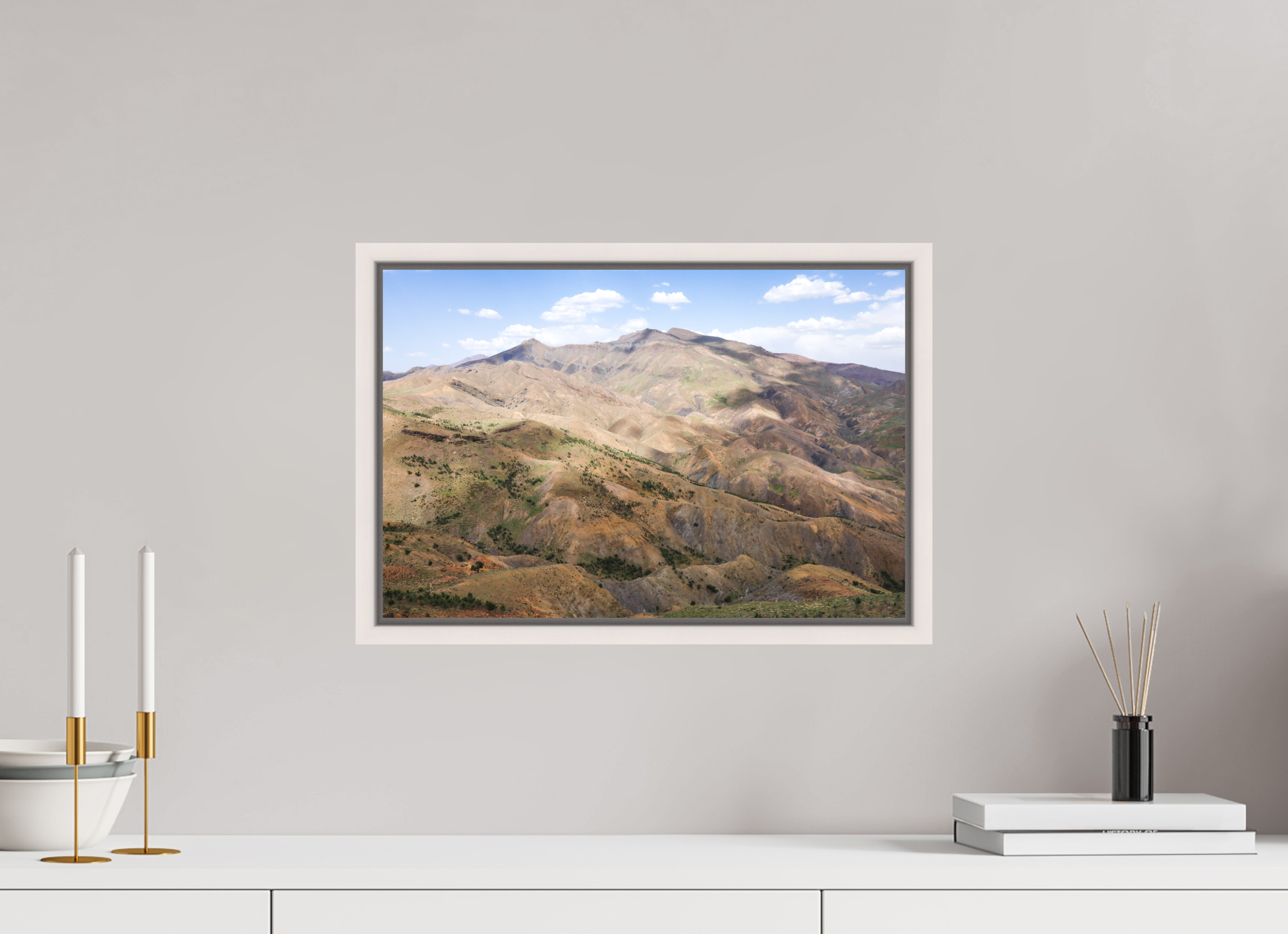 45 x 30 cm, Fine Art Print - Infinity Rag Photo 2 - Ame case 15mm - mapple white Atlas from Marocco