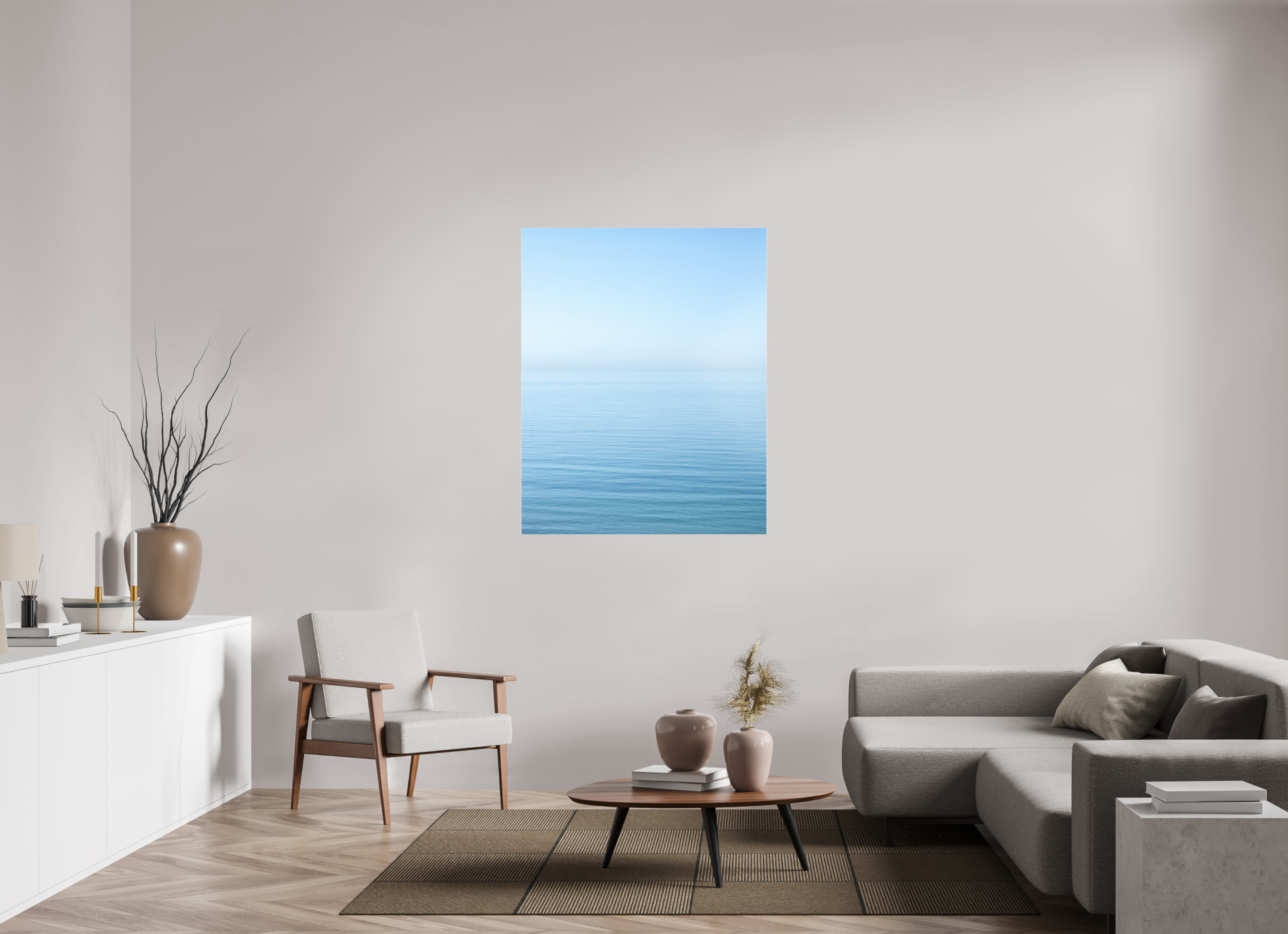 100 x 125 cm, Acrylic glossy 2mm The sea Manche