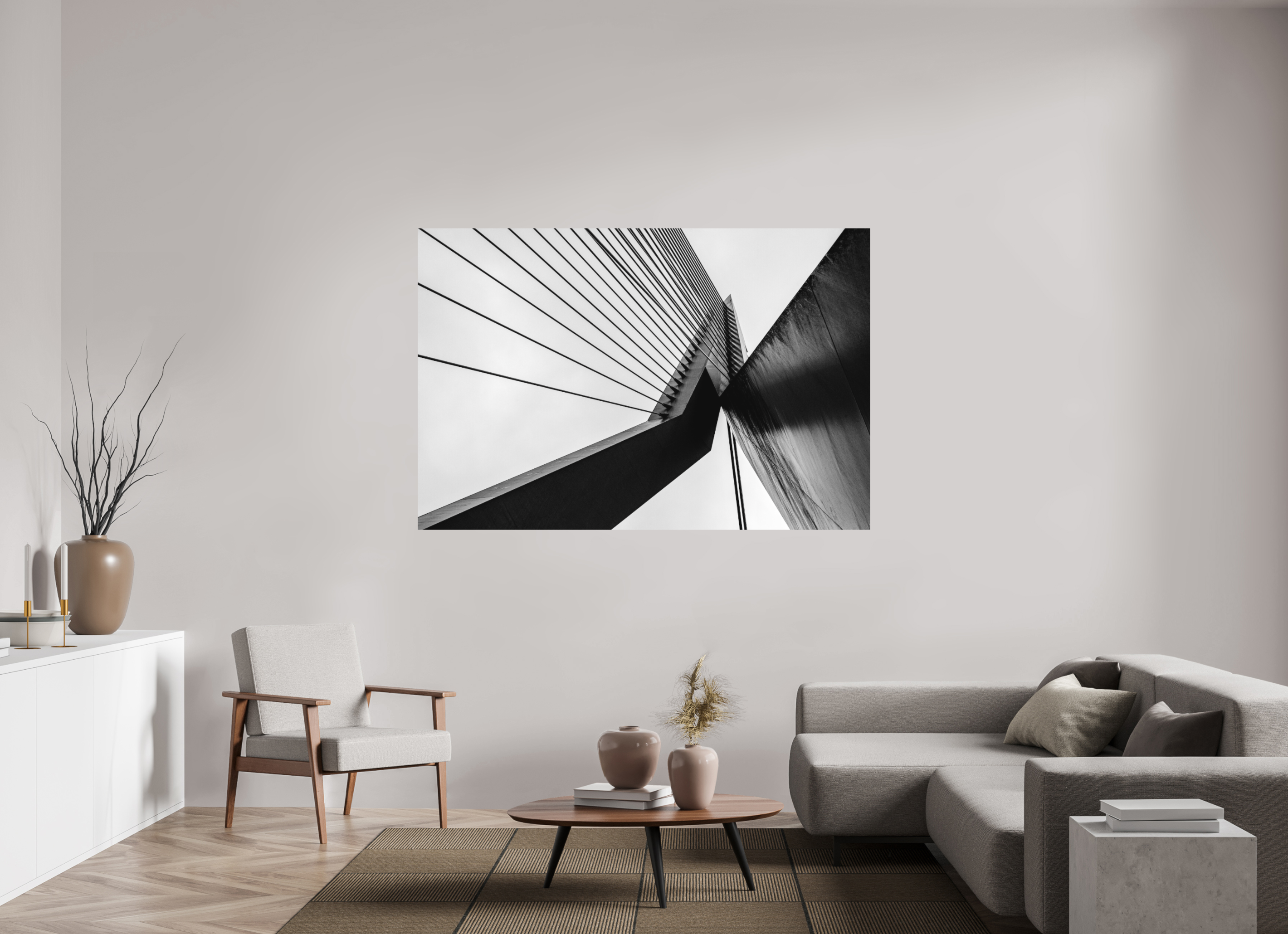 180 x 120 cm, Photo print Matt on Alu Dibond Triangle