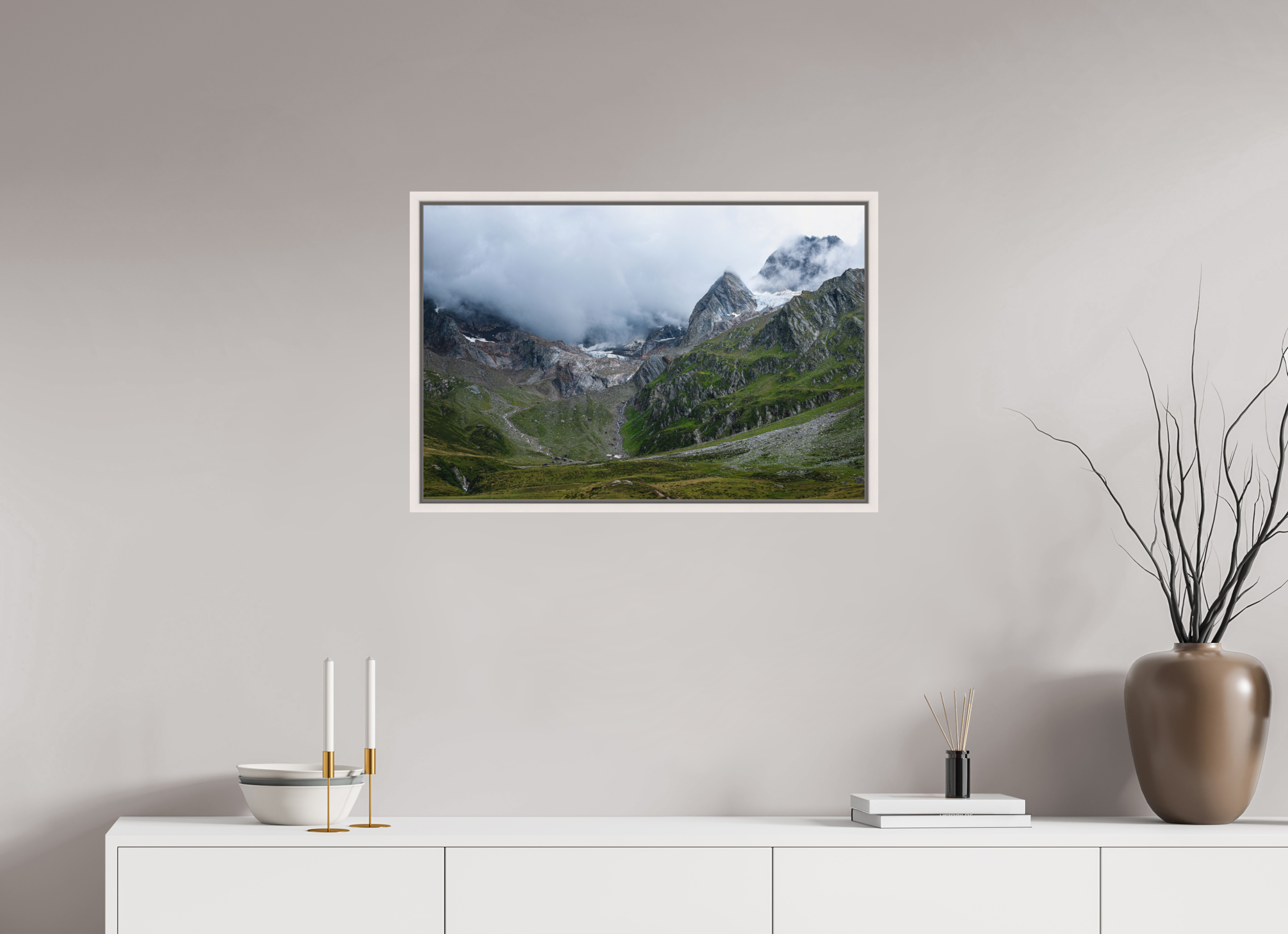 75 x 50 cm, Fine Art Print - Infinity Rag Photo 2 - Ame case 15mm - mapple white South Tyrol