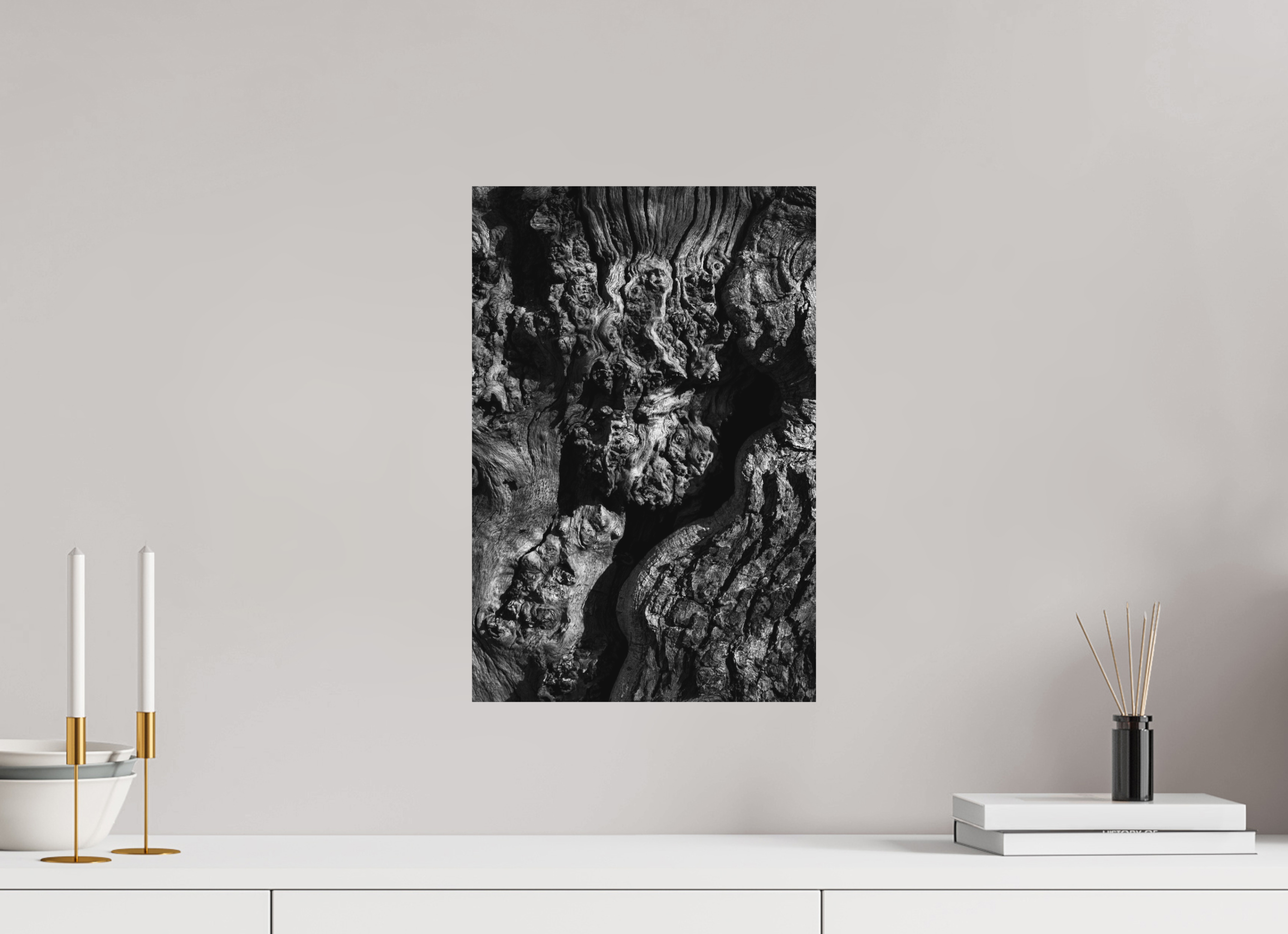 30 x 45 cm, Photo print Matt on Alu Dibond Tree skin
