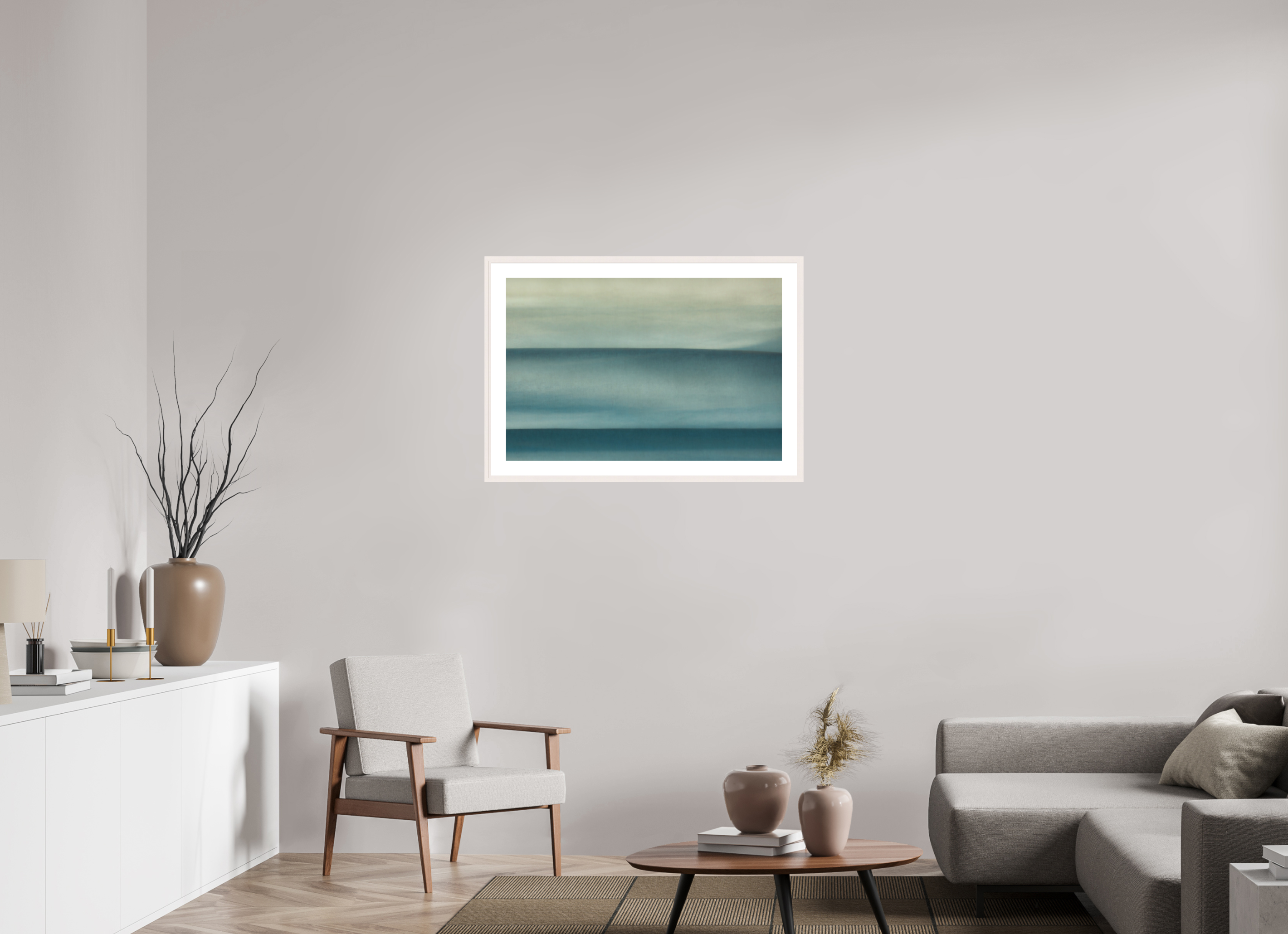 90 x 60 cm, Fine Art Print - Infinity Rag Photo 2 - PP 5cm - Mapple white Frame 20mm A dreamscape