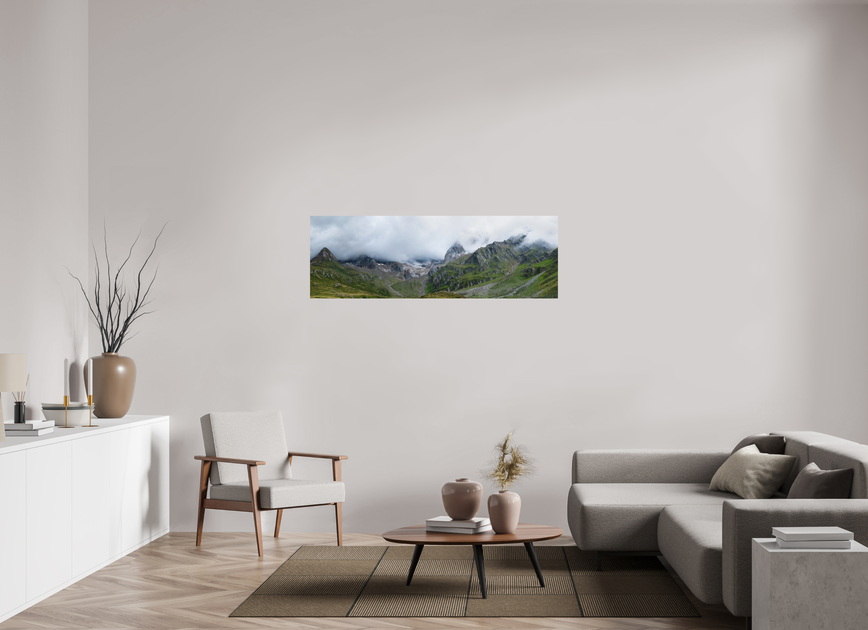 150 x 50 cm, Fine Art Print - Infinity Rag Photo 2 - on Alu Dibond South Tyrol 1x3
