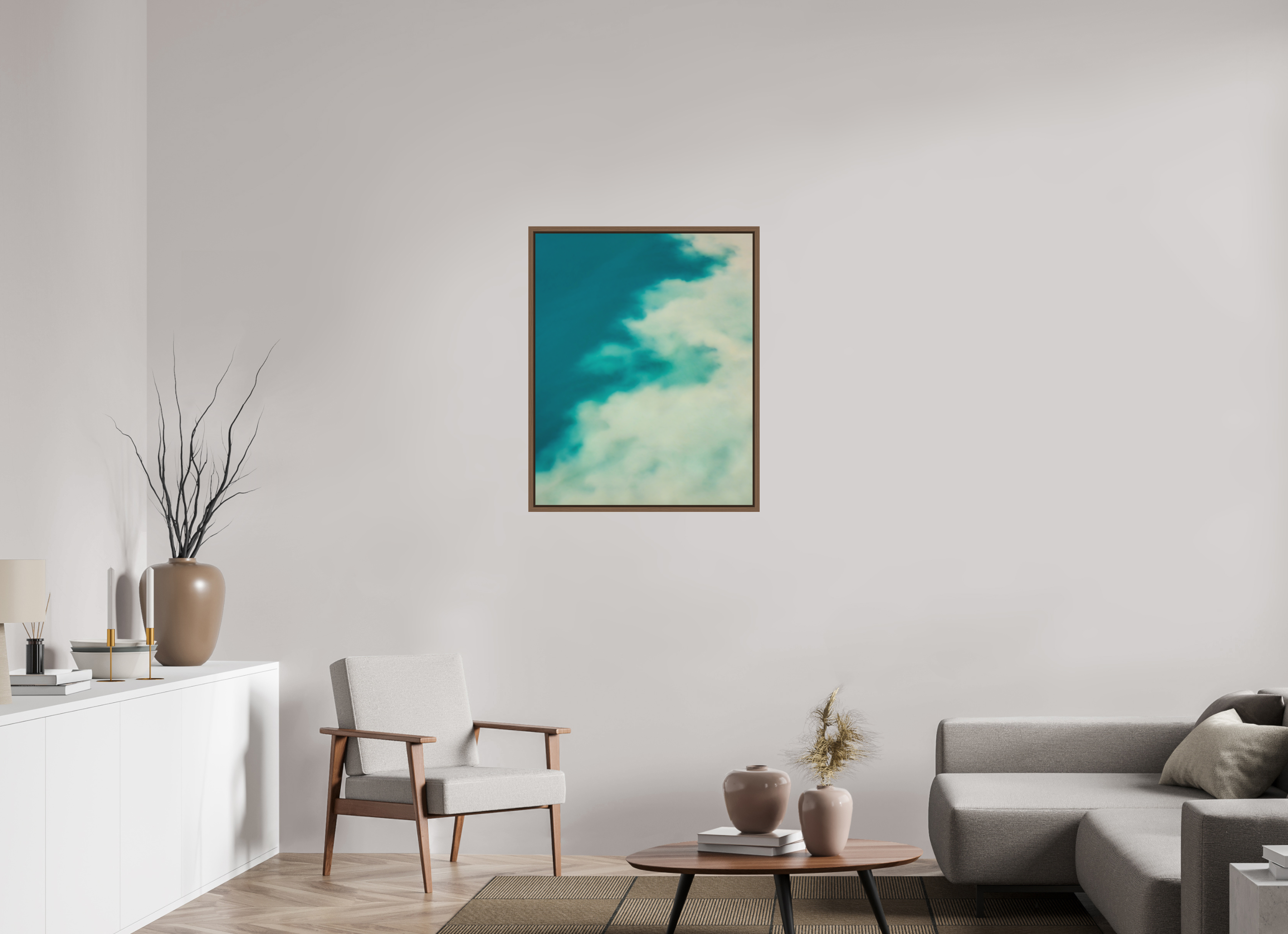 70 x 87,5 cm, Fine Art Print - Infinity Rag Photo 2 - Ame case 15mm - walnut Mingle