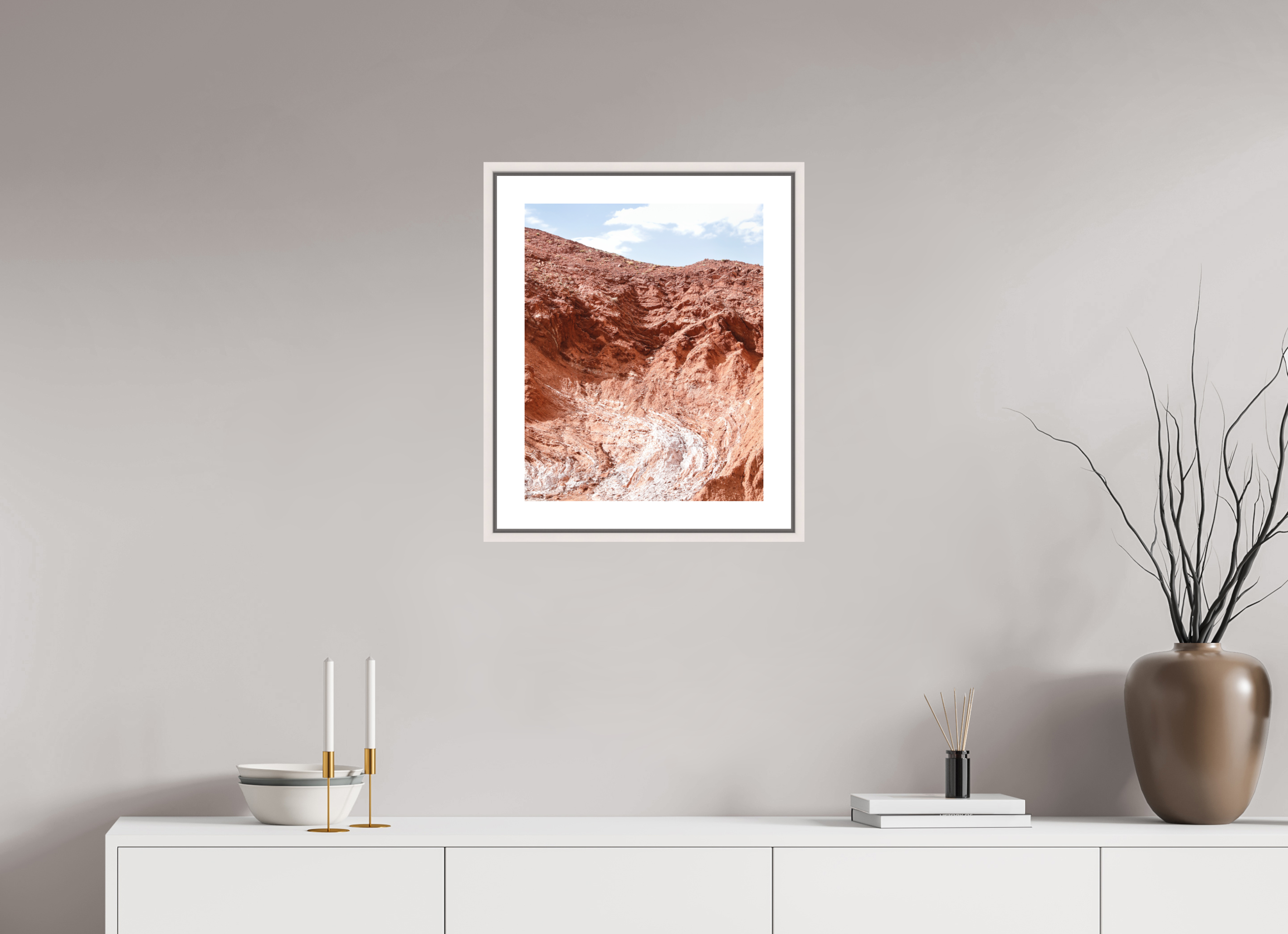 40 x 50 cm, Fine Art Print - Infinity Rag Photo 2 - border 5cm- Ame case 15mm - mapple white Atlas, Marocco 3