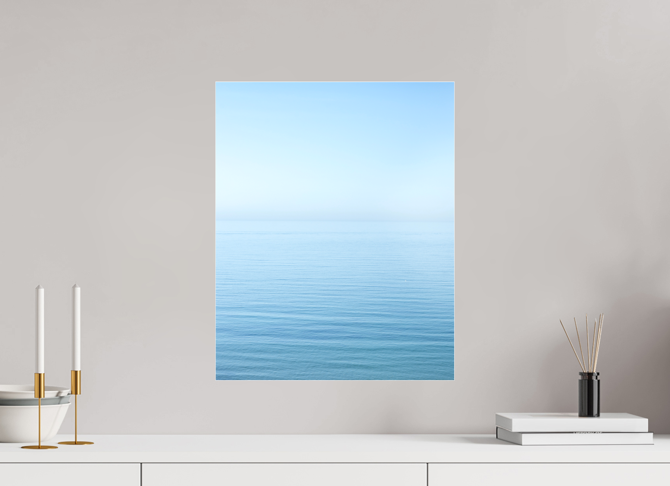 40 x 50 cm, Acrylic Matt 2mm The sea Manche