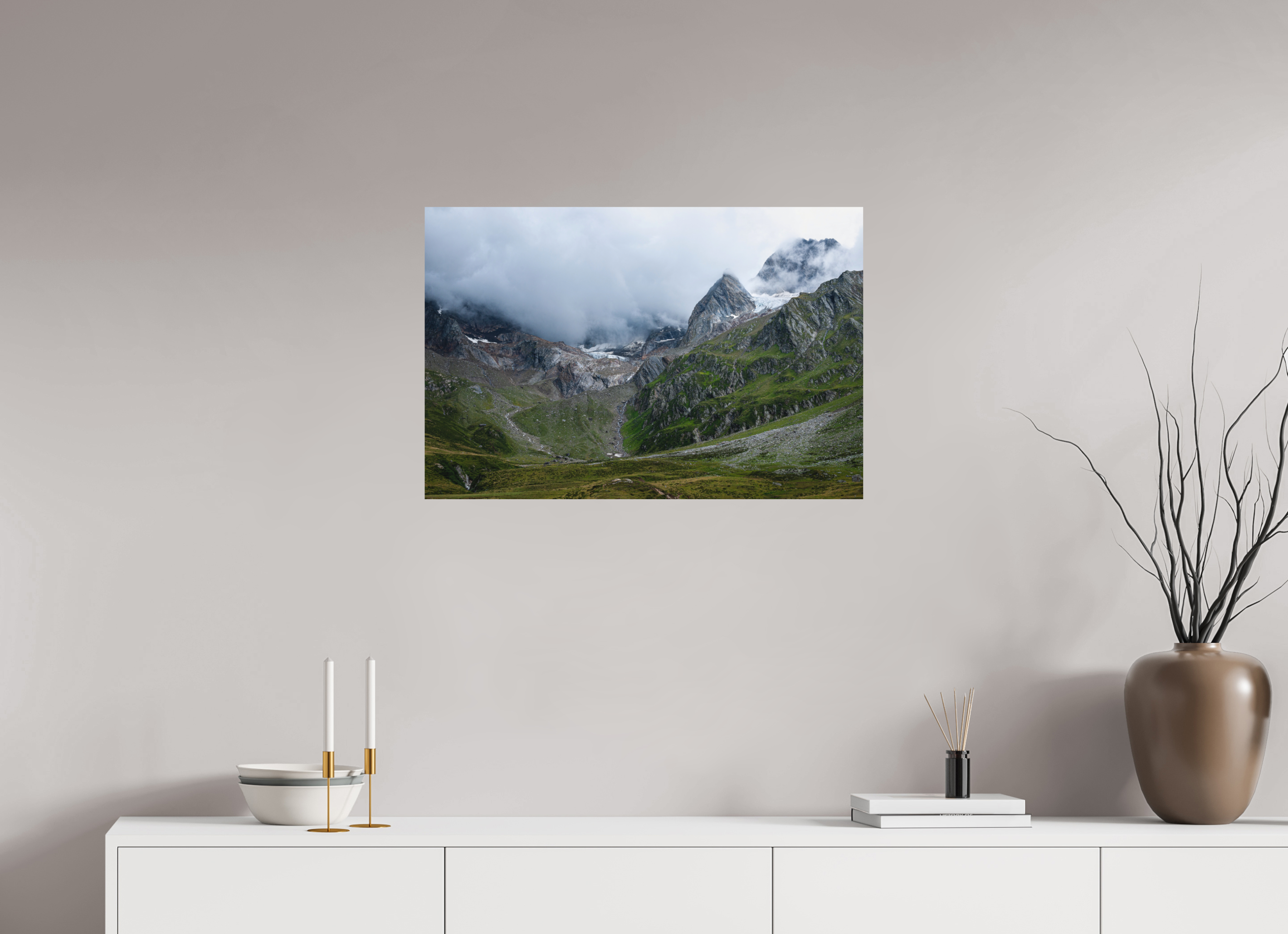 75 x 50 cm, Fine Art Print - Infinity Rag Photo 2 - on Alu Dibond South Tyrol