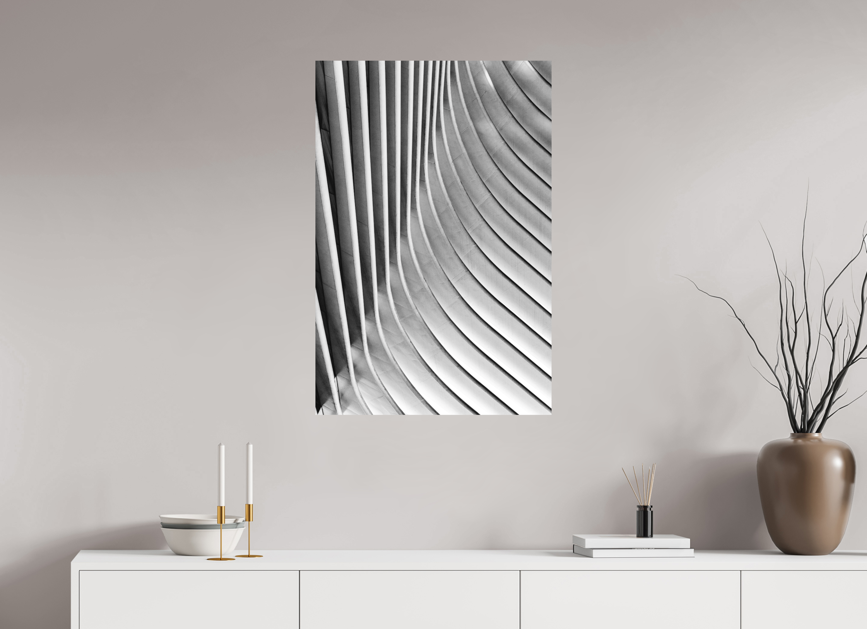 60 x 90 cm, Fine Art Print - Infinity Rag Photo 2 - on Alu Dibond Oculus, Ground Zero Station 3