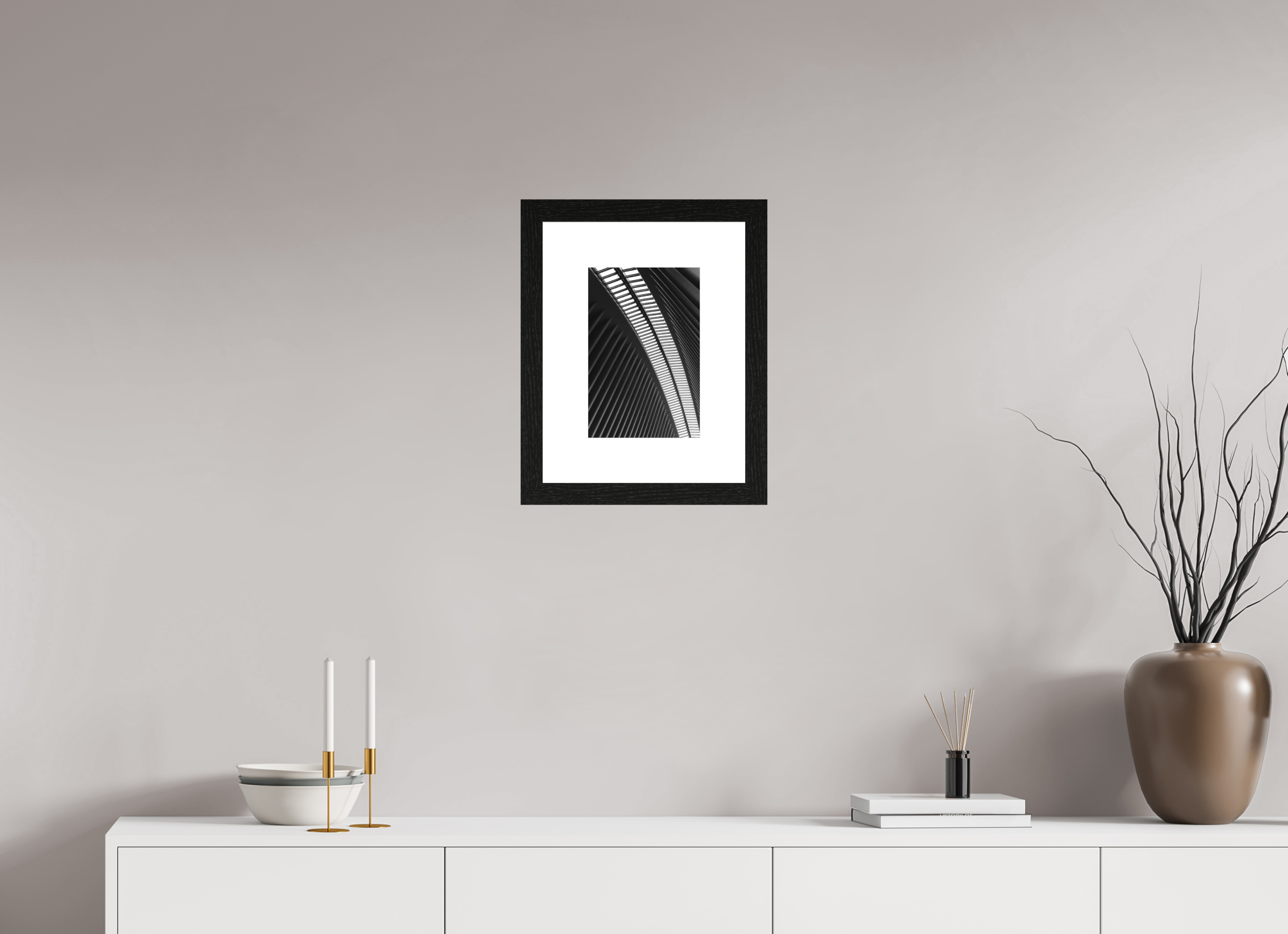 20 x 30 cm, Fine Art Print - Infinity Rag Photo 2 - PP 8cm - Oak black Frame 40mm Ground Zero Station 2