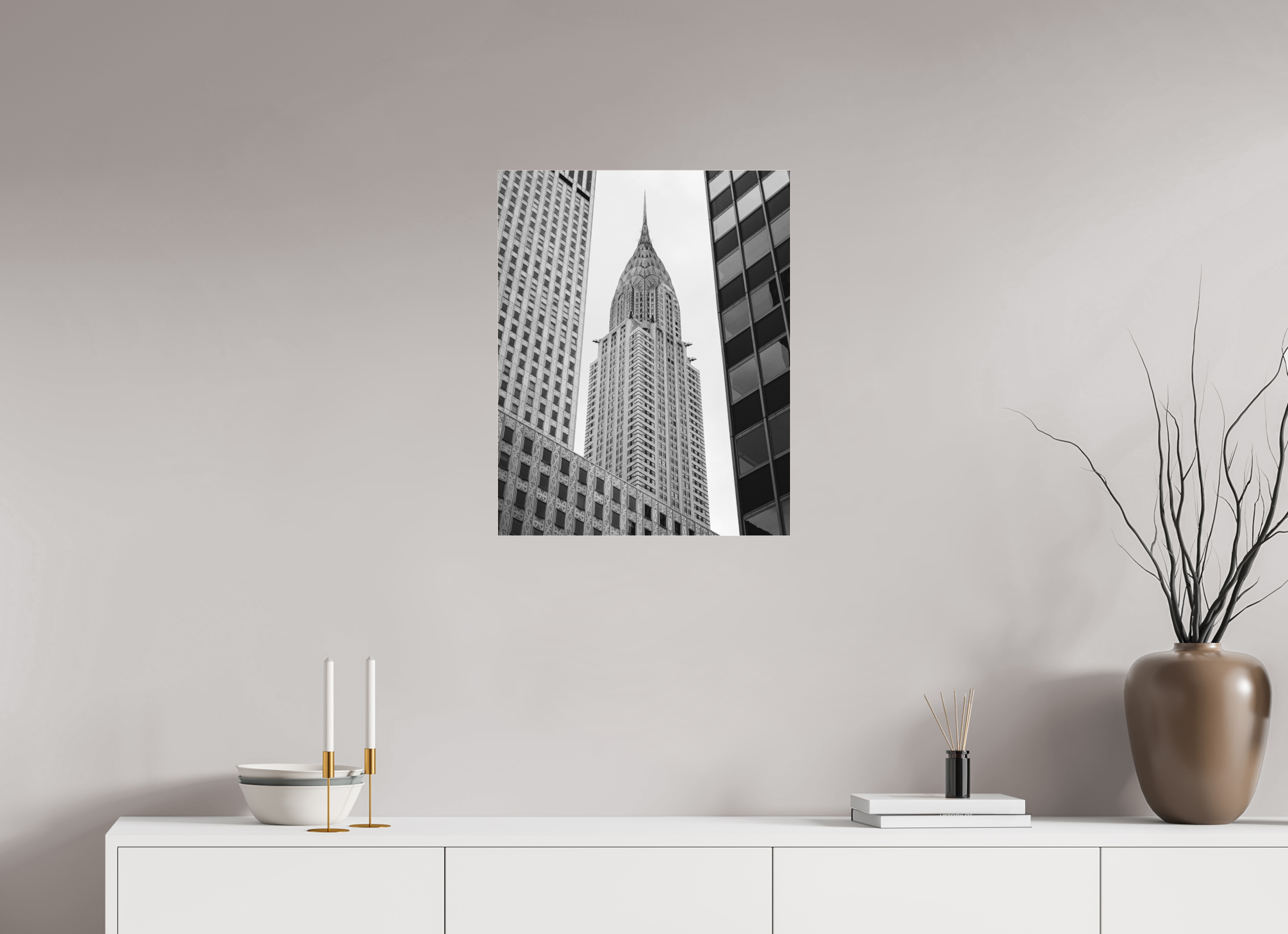 50 x 62,5 cm, Acrylic Matt 2mm Chrysler Building
