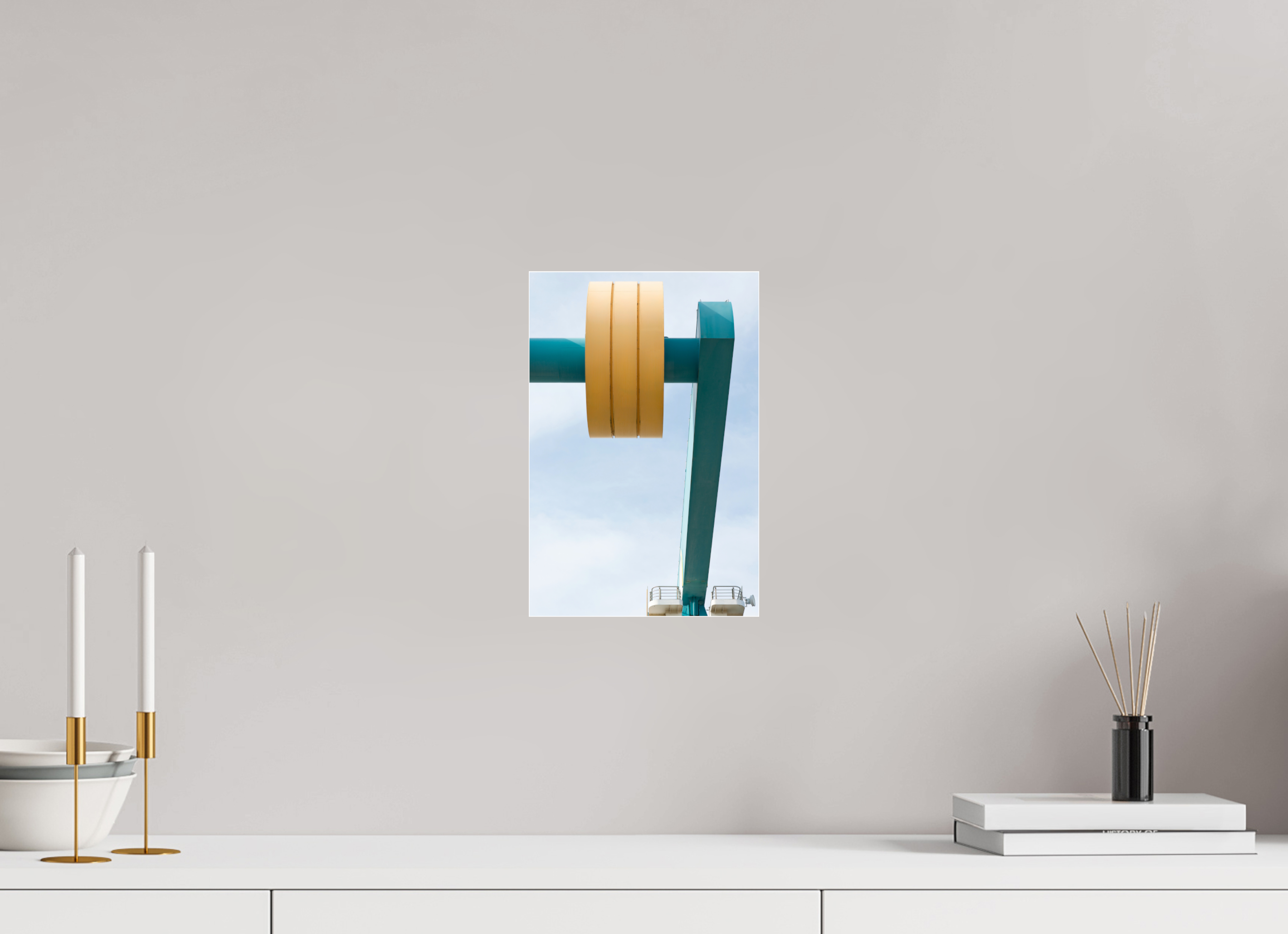 20 x 30 cm, Acrylic glossy 4mm Counterweight