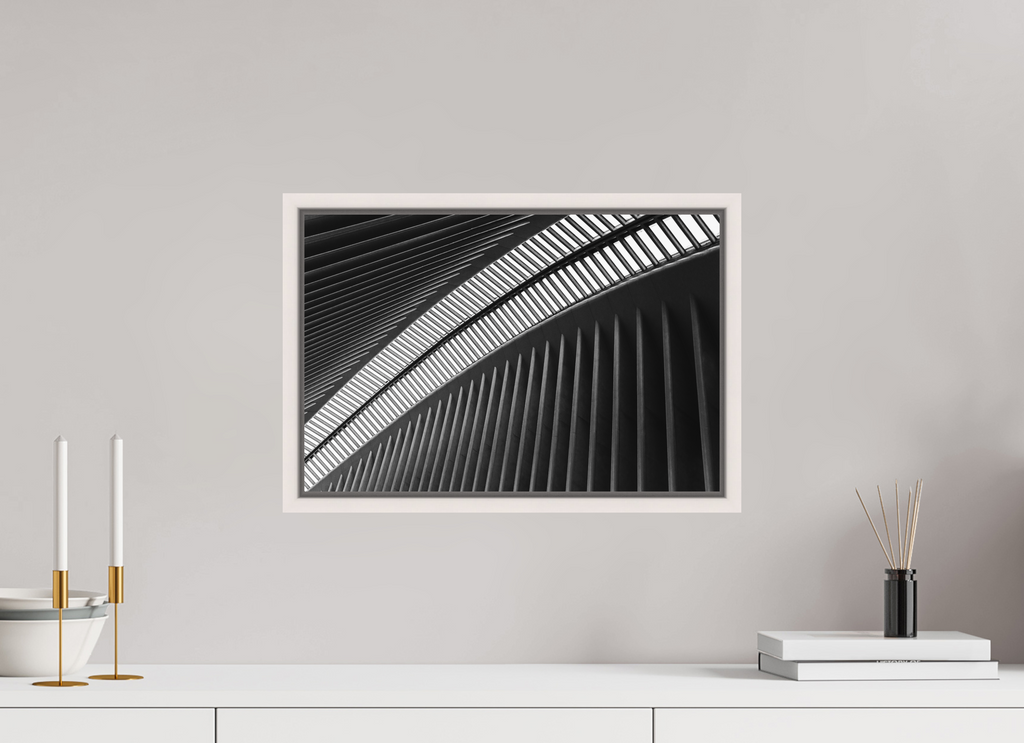 45 x 30 cm, Fine Art Print - Infinity Rag Photo 2 - Ame case 15mm - mapple white Oculus - Ground Zero