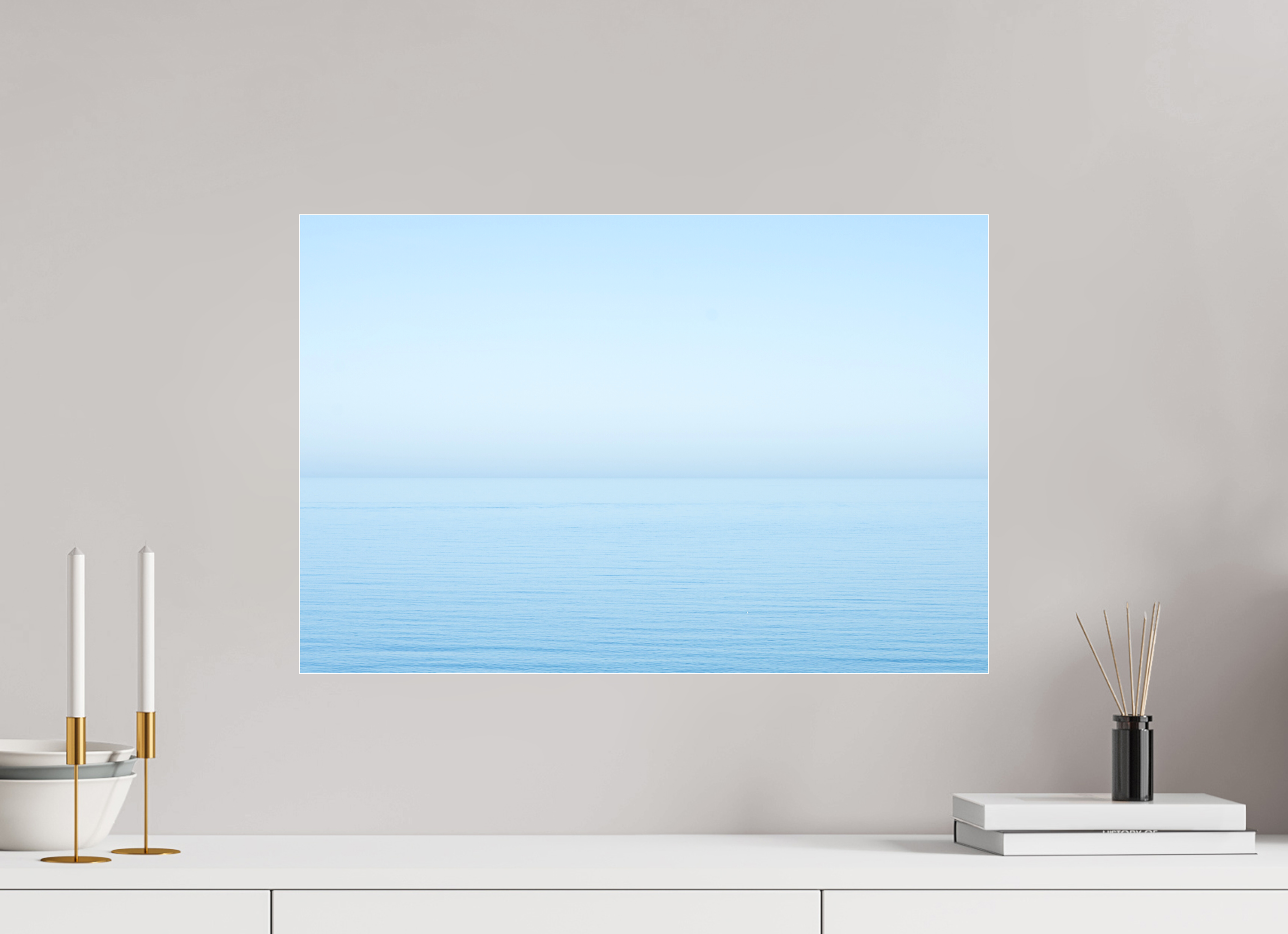 60 x 40 cm, Acrylic Matt 2mm The sea Manche 2
