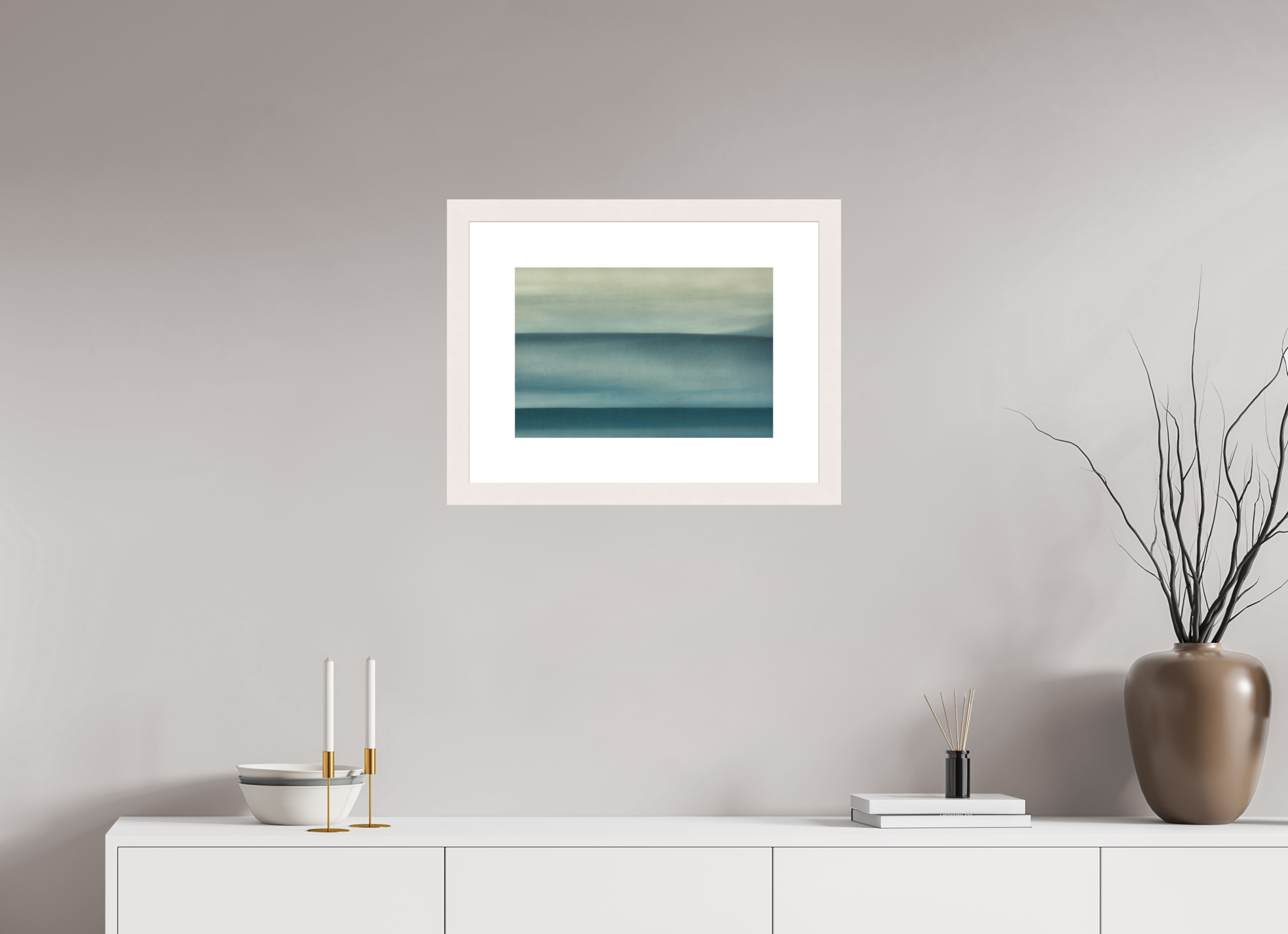 45 x 30 cm, Fine Art Print - Infinity Rag Photo 2 - PP 8cm - Mapple white Frame 40mm A dreamscape