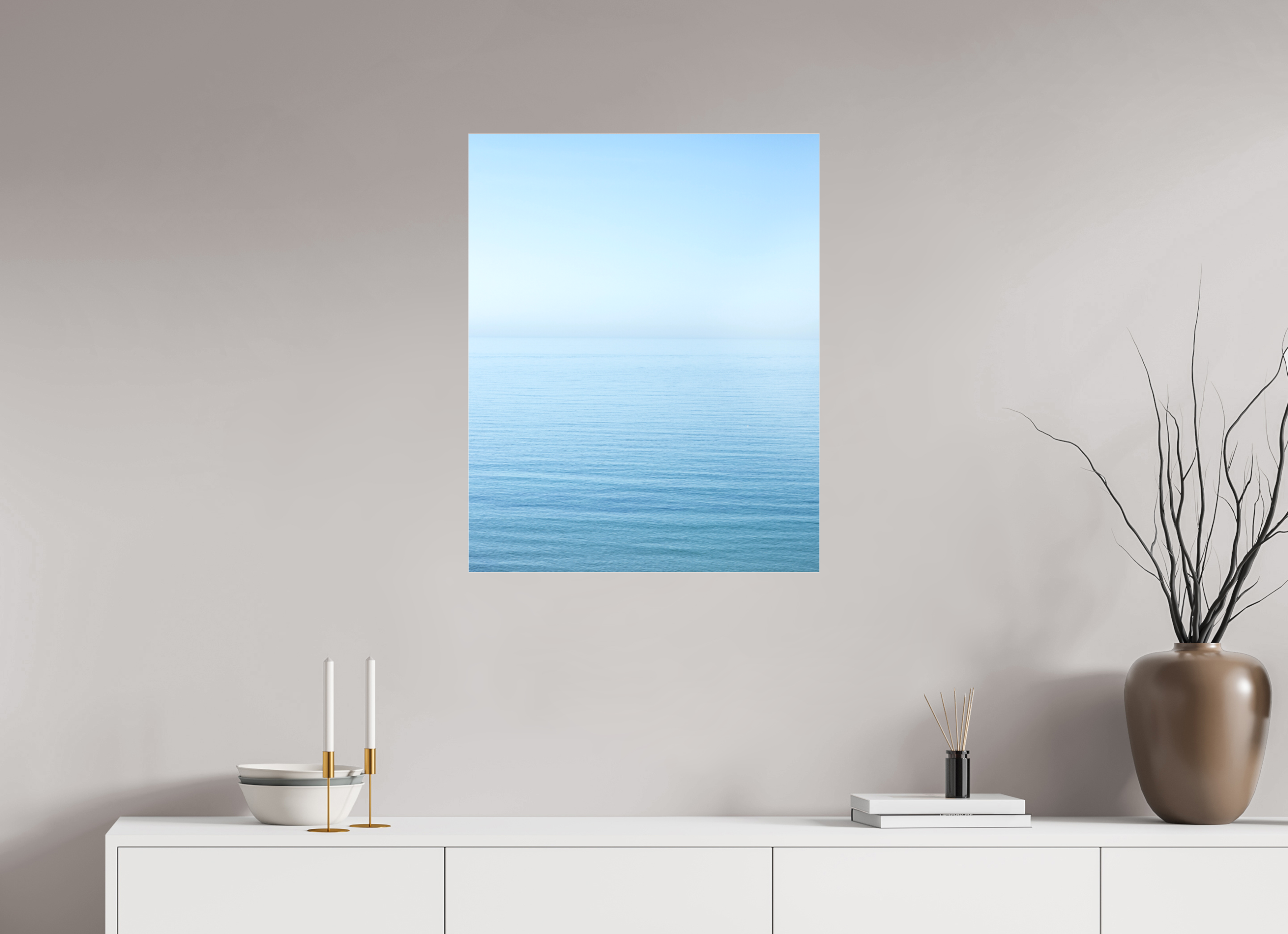 60 x 75 cm, Acrylic Matt 2mm The sea Manche