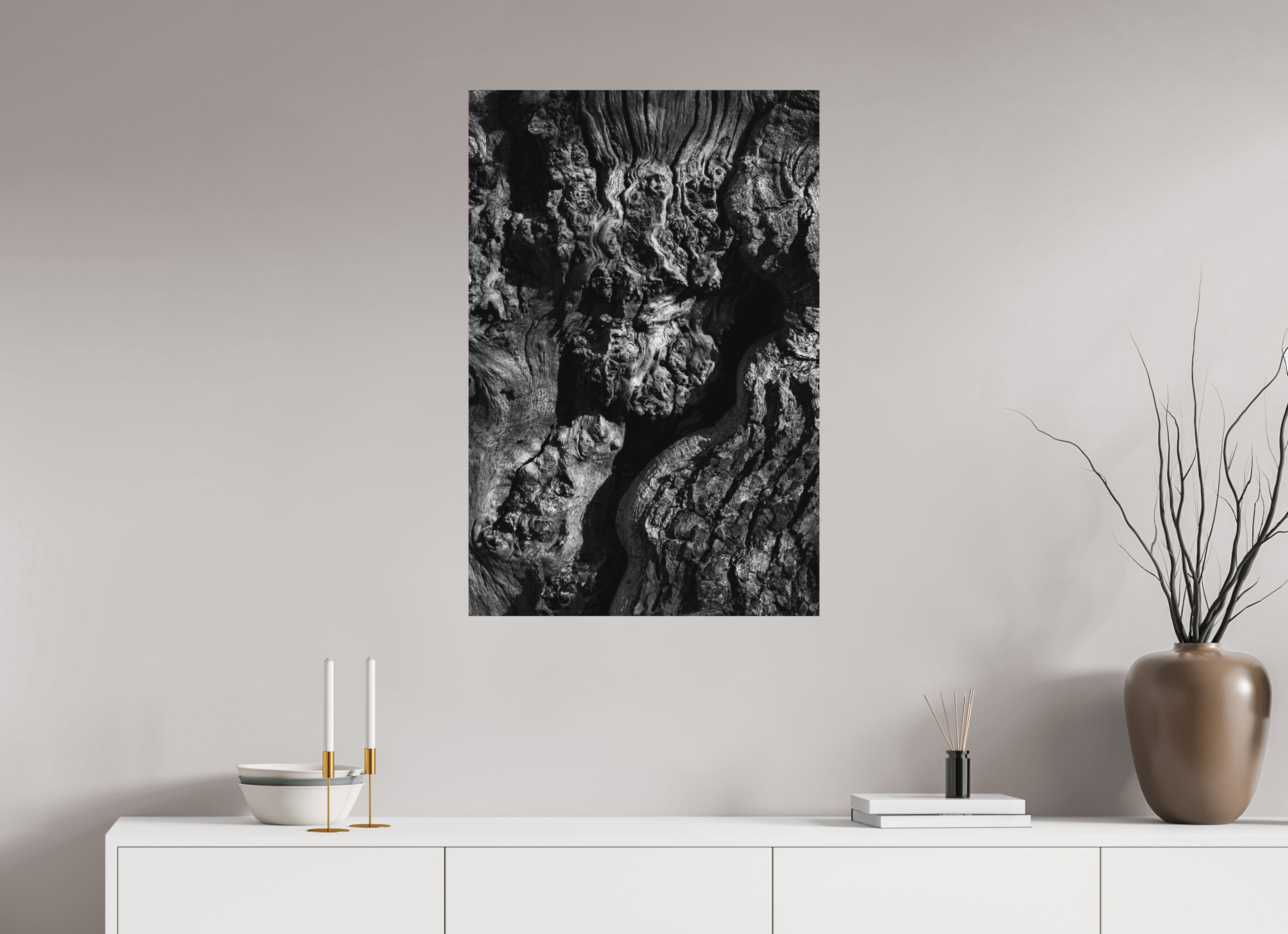 60 x 90 cm, Fine Art Print - Infinity Rag Photo 2 - on Alu Dibond Tree skin