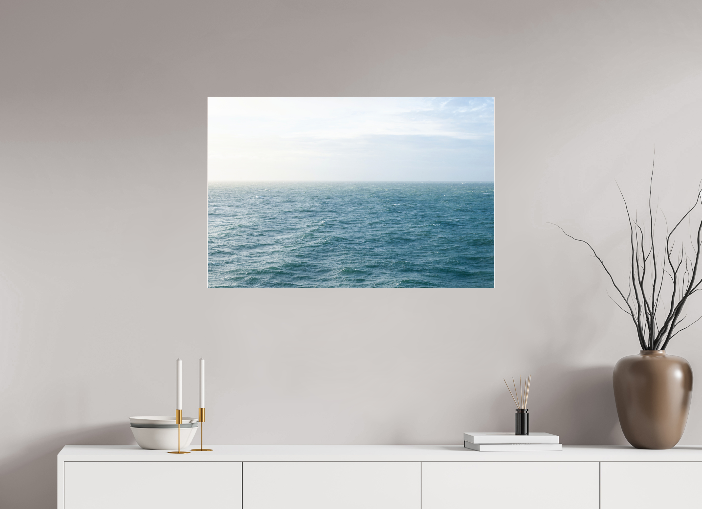 90 x 60 cm, Acrylic glossy 2mm North Sea