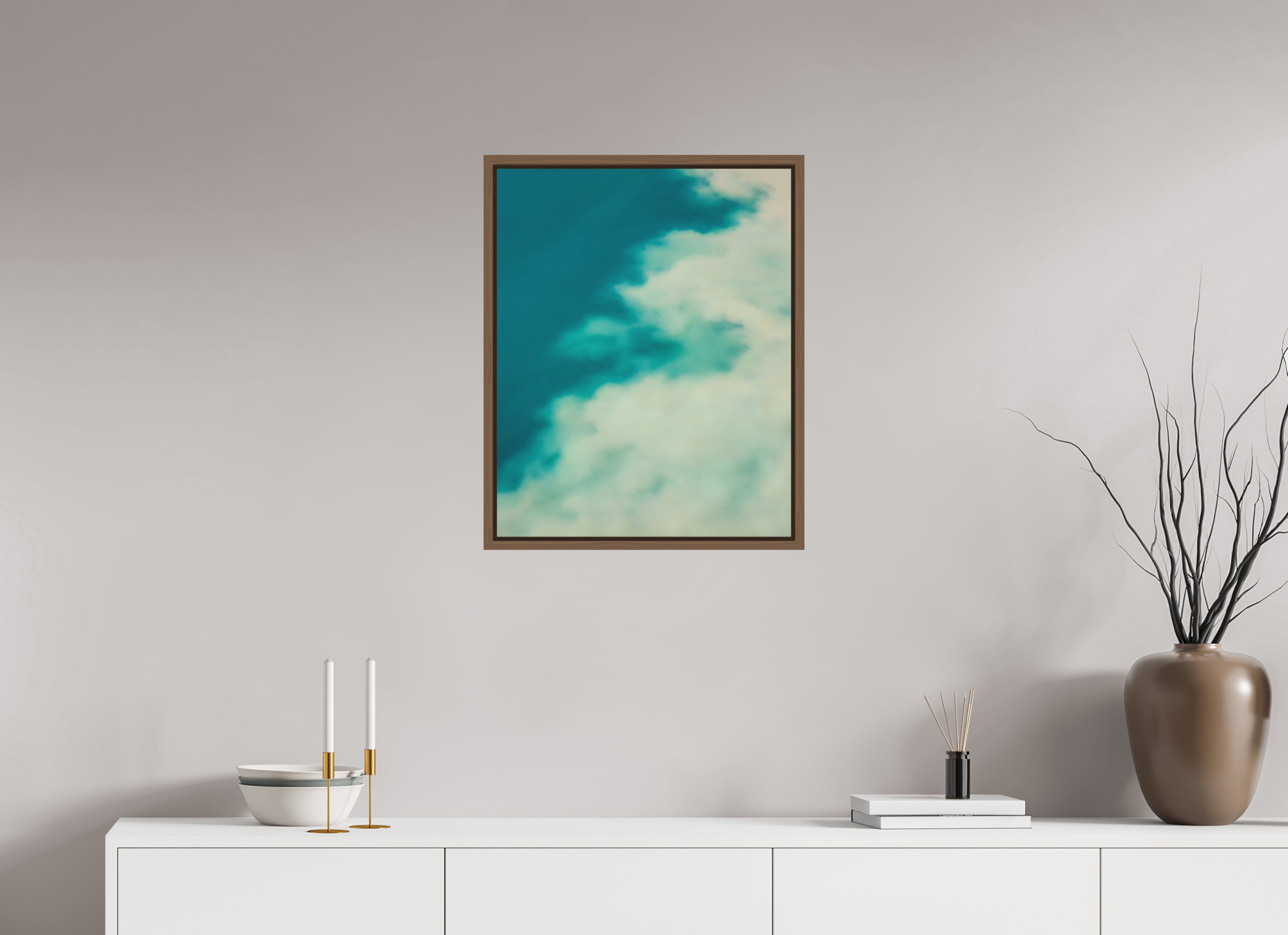 50 x 62,5 cm, Fine Art Print - Infinity Rag Photo 2 - Ame case 15mm - walnut Mingle