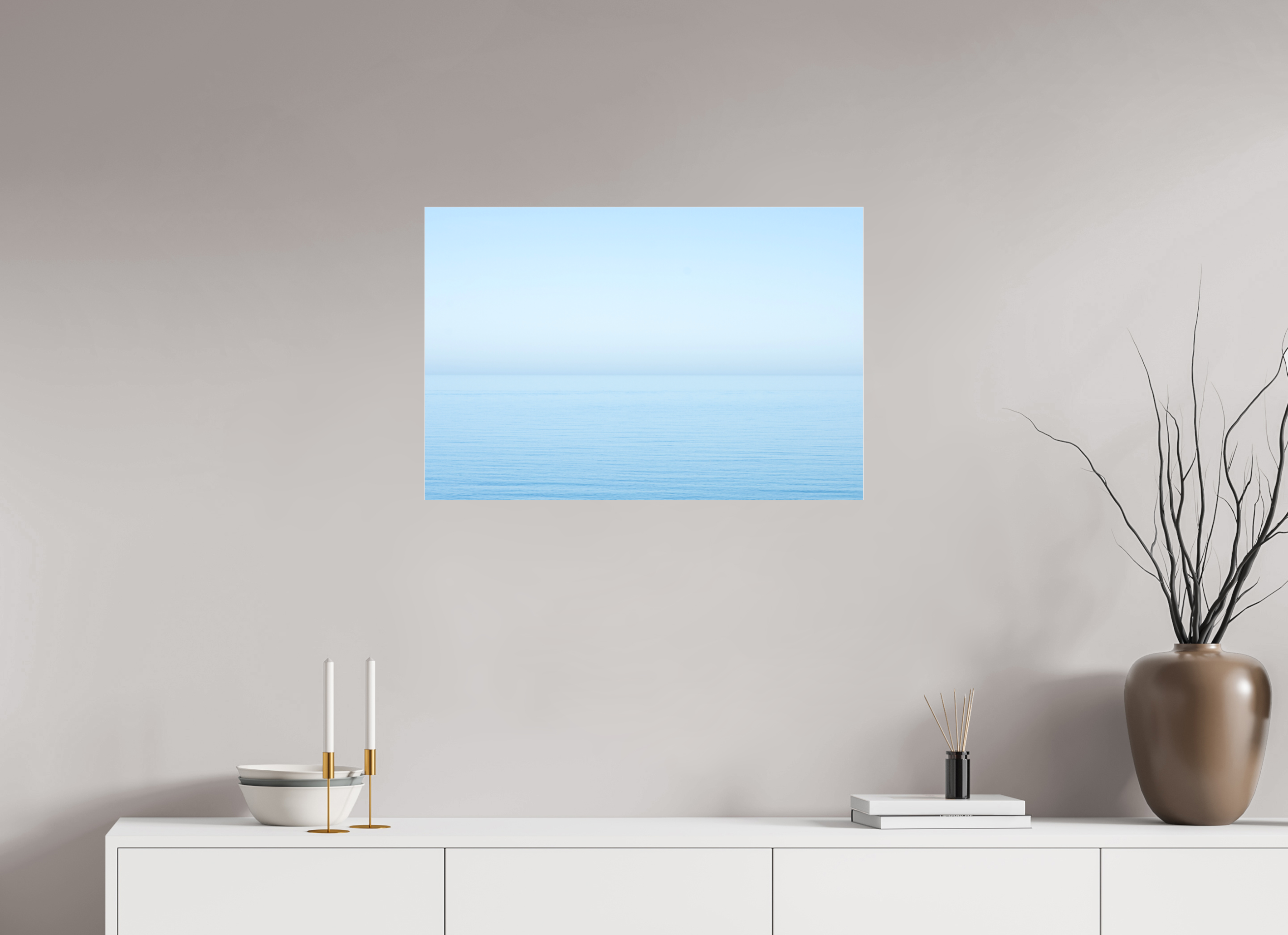 75 x 50 cm, Acrylic Matt 2mm The sea Manche 2