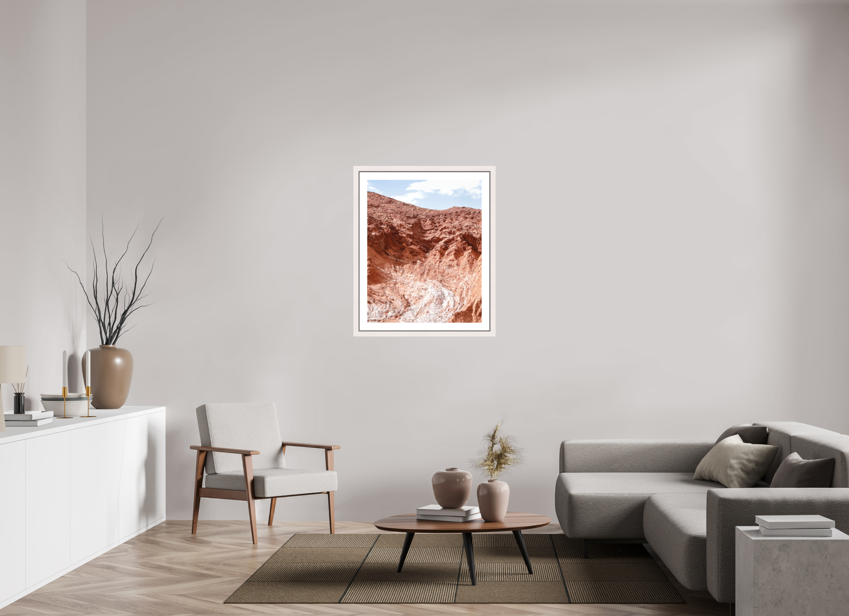 70 x 87,5 cm, Fine Art Print - Infinity Rag Photo 2 - border 5cm- Ame case 31mm - mapple white Atlas, Marocco 3