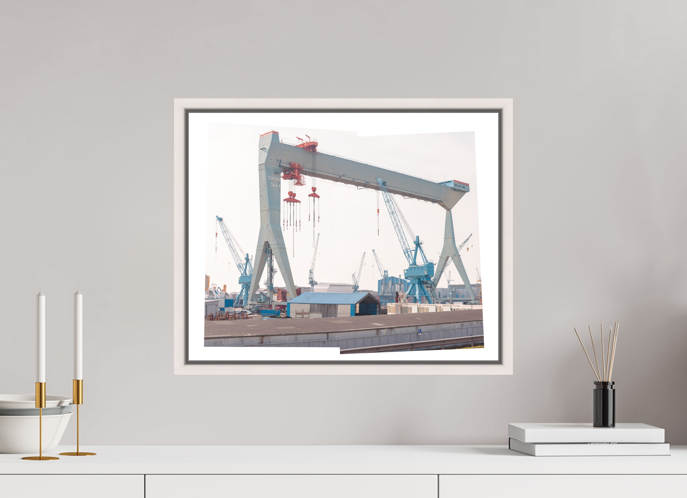 50 x 40 cm, Fine Art Canson Infinity Rag Basel 15mm White Jocho_Portalkran_Hamburg