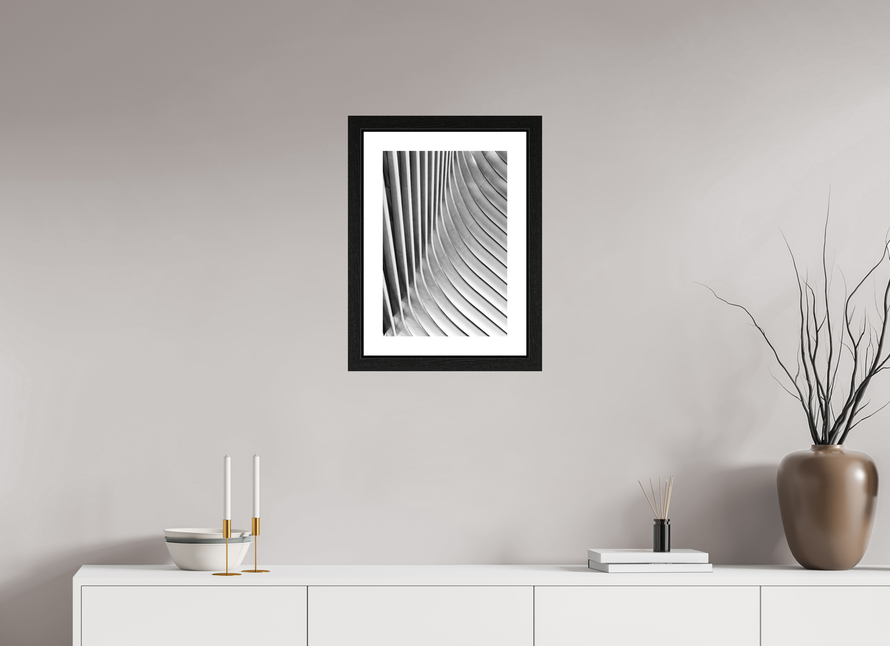 30 x 45 cm, Fine Art Print - Infinity Rag Photo 2 - border 5cm- Ame case 31mm - oak black Oculus, Ground Zero Station 3