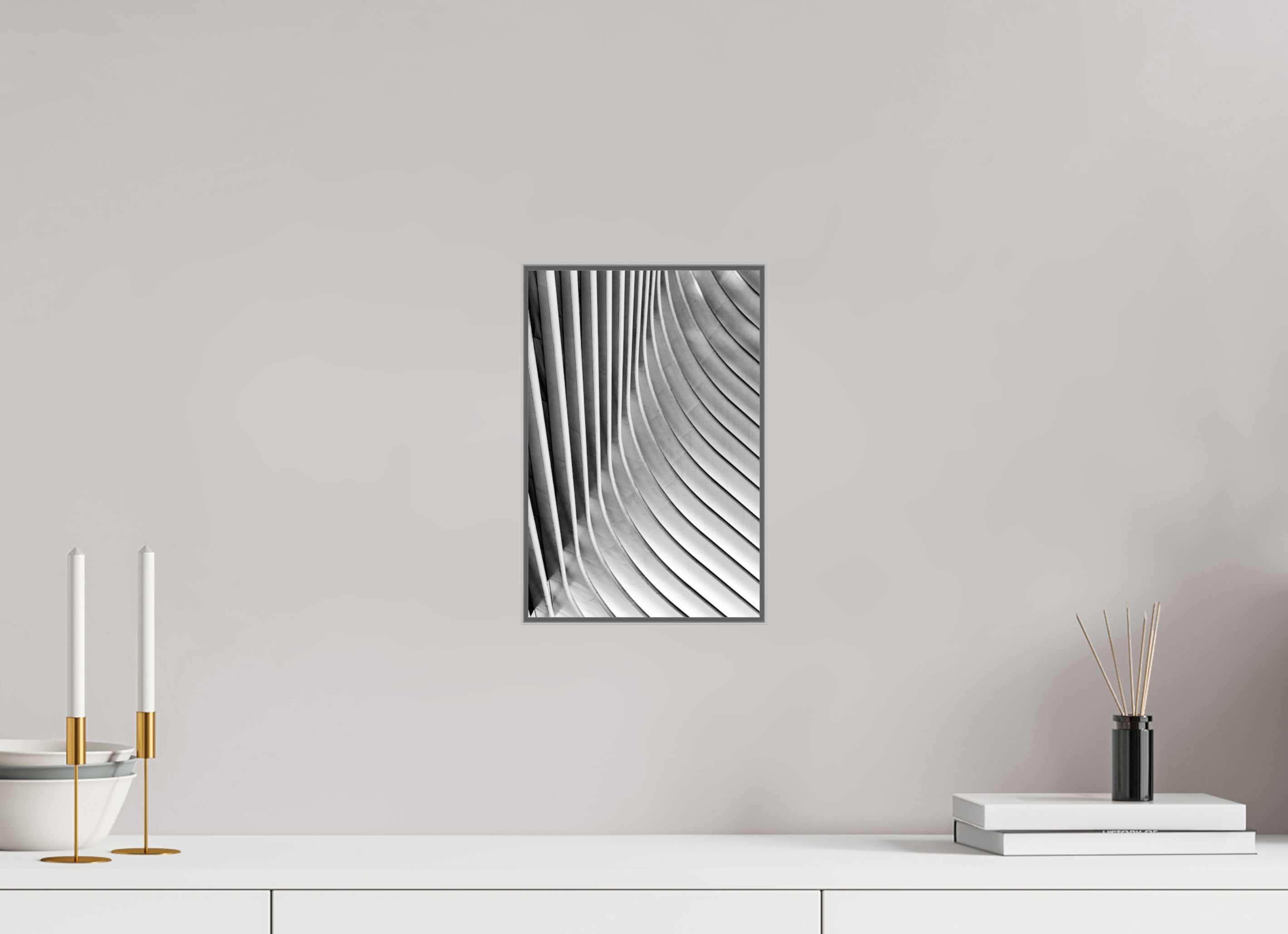 20 x 30 cm, Acrylic glossy 2mm - Alu American case 25mm - silver Oculus, Ground Zero Station 3