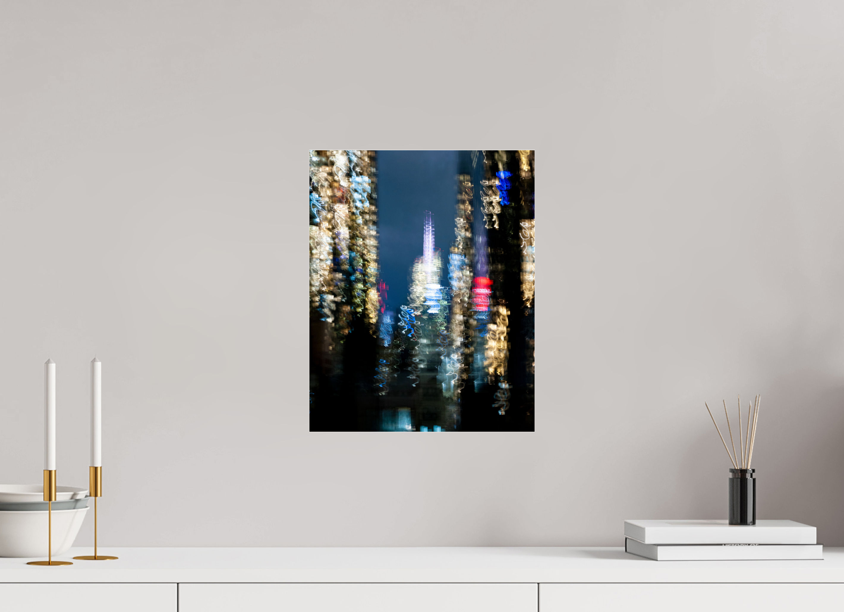 30 x 37,5 cm, Acrylic glossy 2mm NYC by night