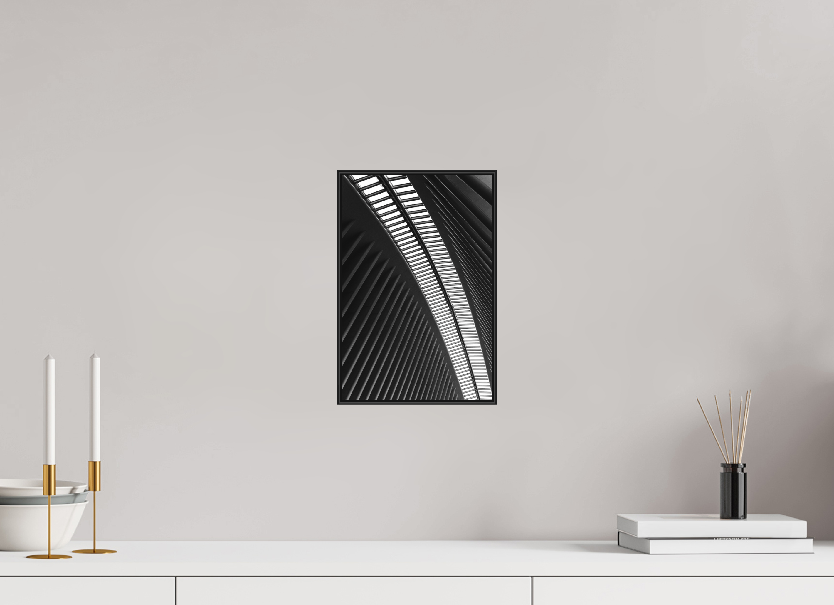 20 x 30 cm, Acrylic matt 2mm - Alu American case 25mm - black Oculus, Ground Zero Station 3 (Kopie)