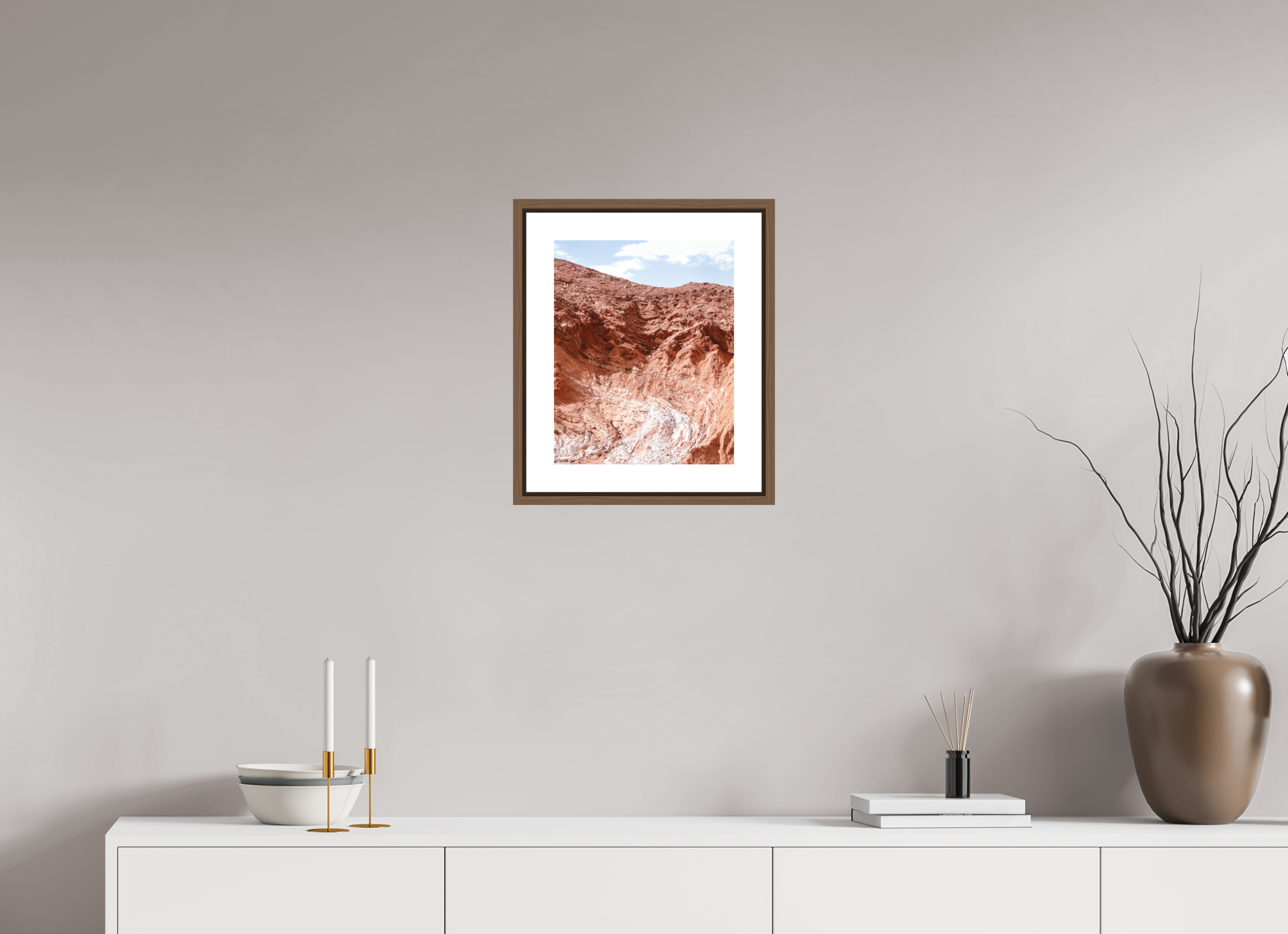 30 x 37,5 cm, Fine Art Print - Infinity Rag Photo 2 - border 5cm- Ame case 15mm - walnut Atlas, Marocco 3