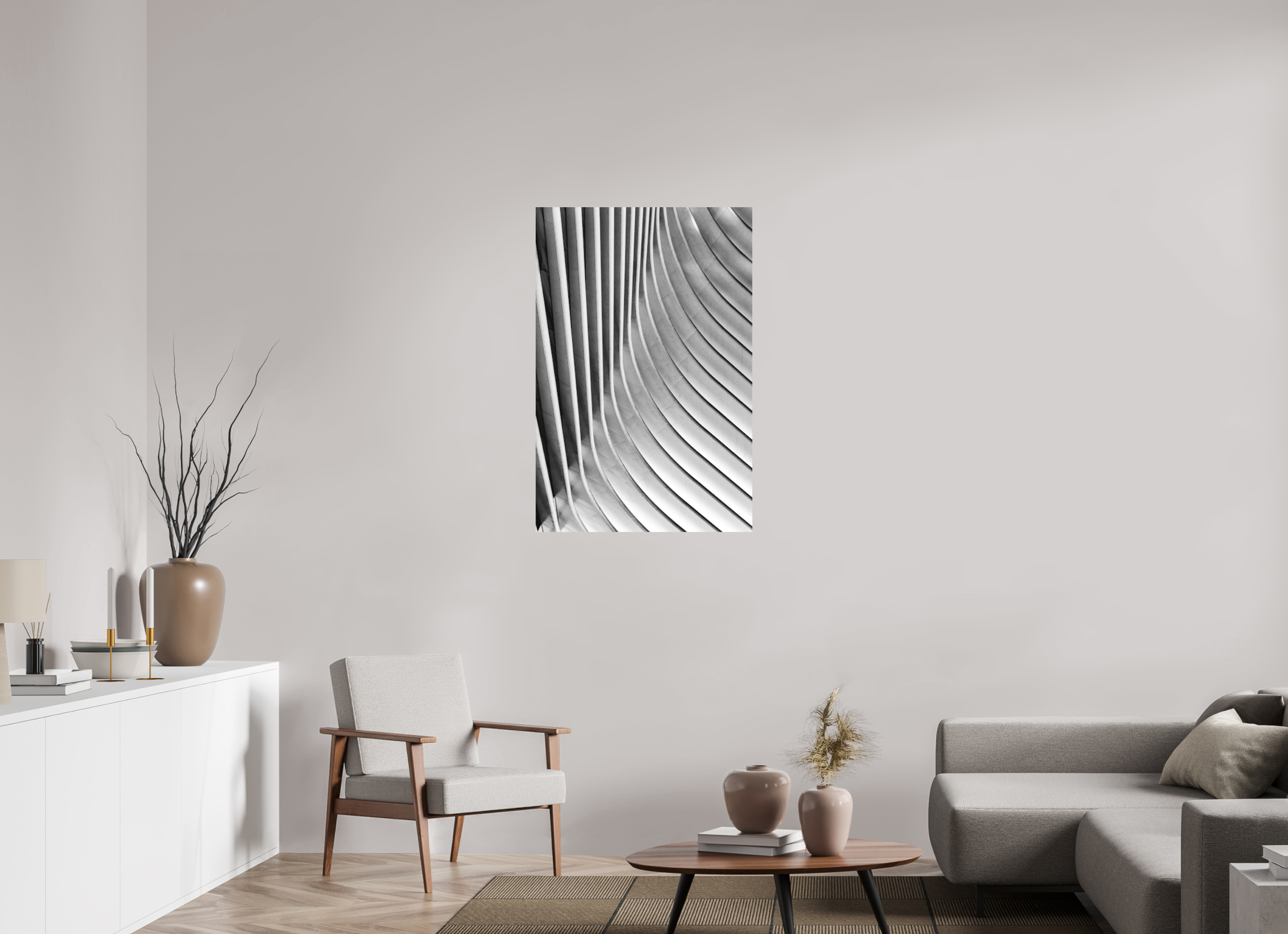 70 x 105 cm, Fine Art Print - Infinity Rag Photo 2 - on Alu Dibond Oculus, Ground Zero Station 3