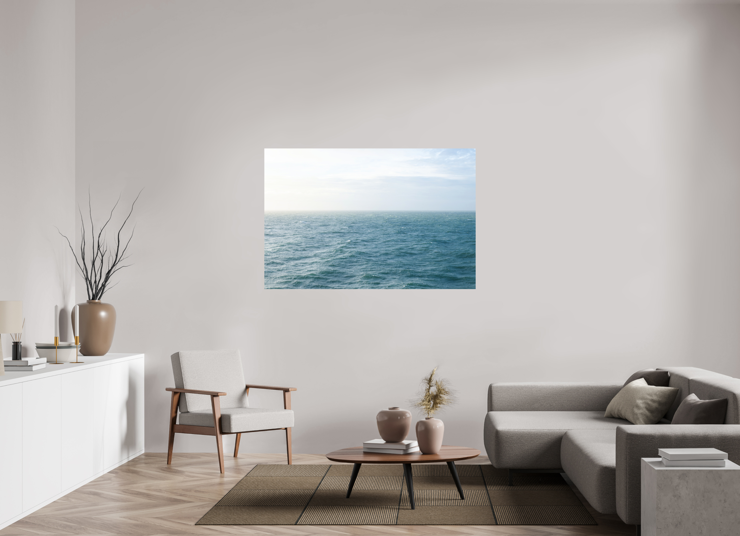 150 x 100 cm, Fine Art Print - Infinity Rag Photo 2 - on Alu Dibond North Sea