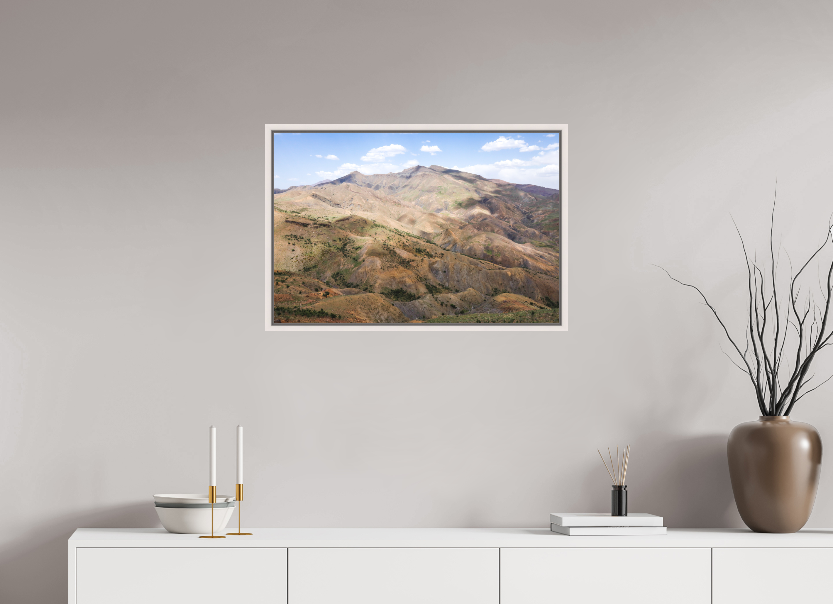 75 x 50 cm, Fine Art Print - Infinity Rag Photo 2 - Ame case 15mm - mapple white Atlas from Marocco