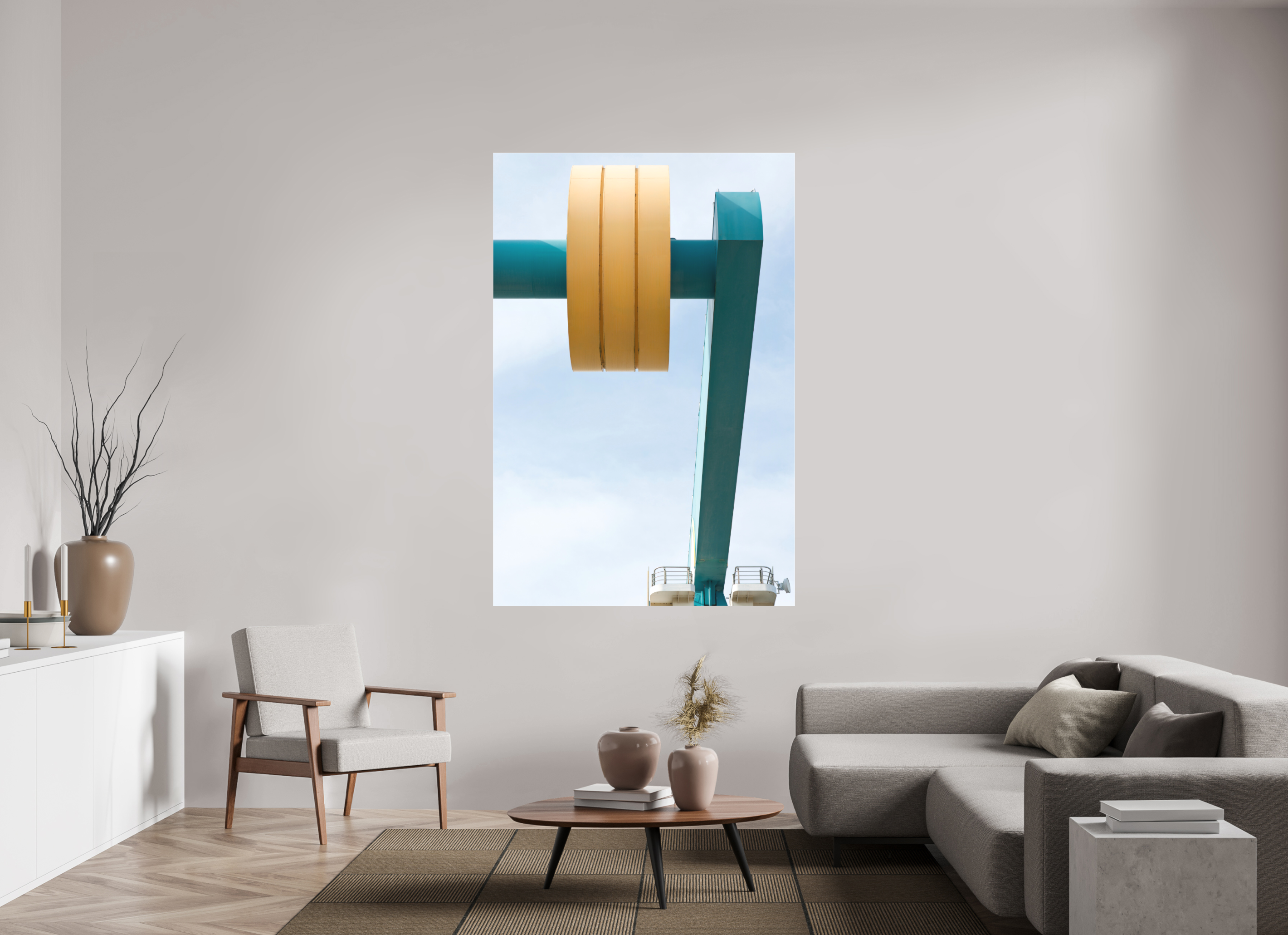 120 x 180 cm, Acrylic Matt 2mm Counterweight