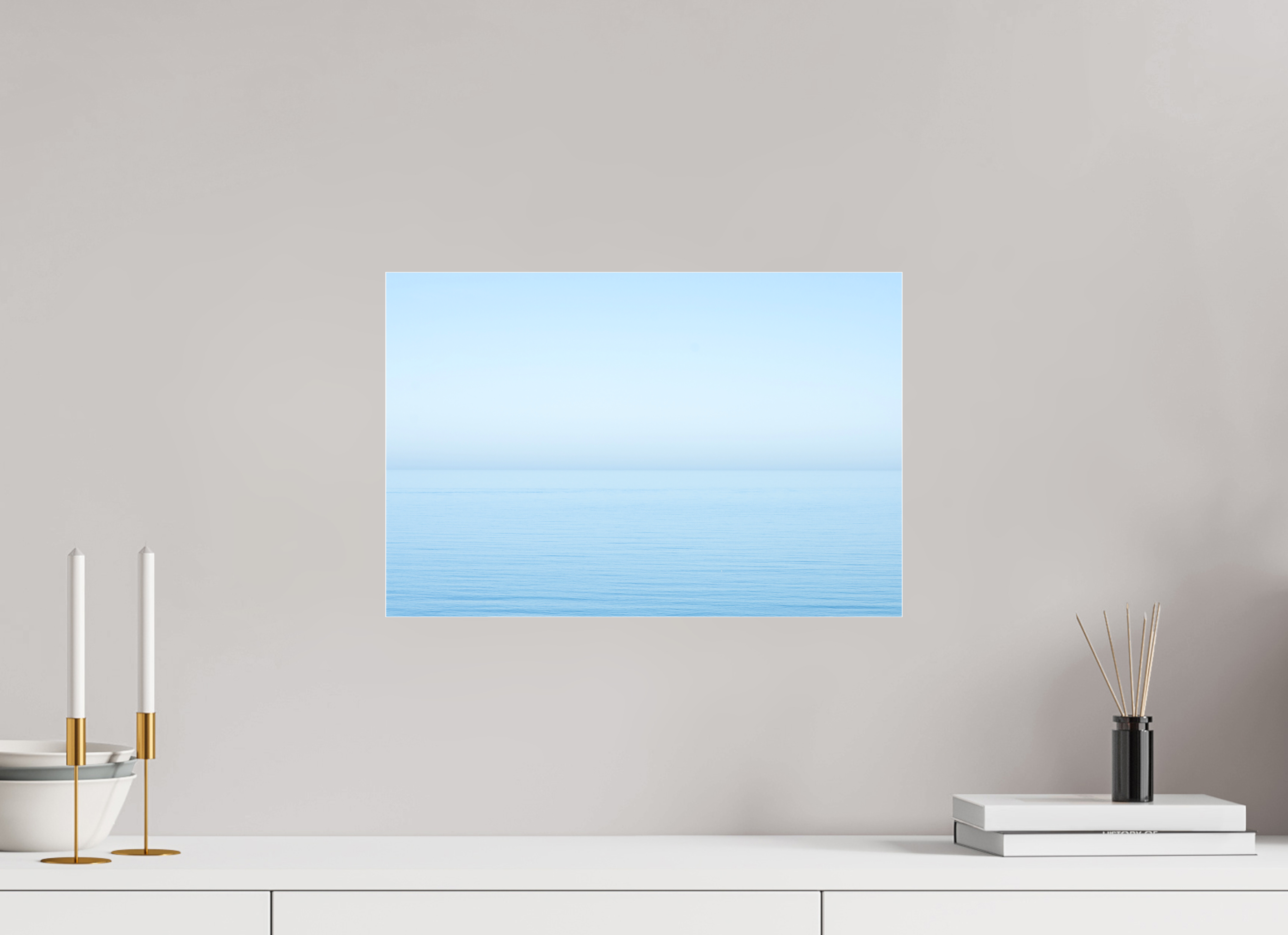 45 x 30 cm, Acrylic Matt 2mm The sea Manche 2