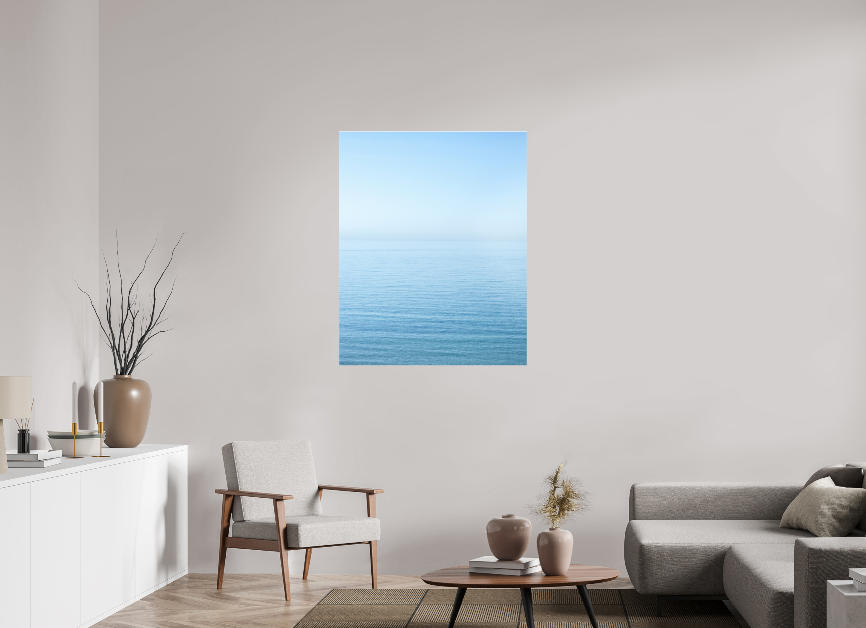 90 x 112,5 cm, Acrylic glossy 2mm The sea Manche
