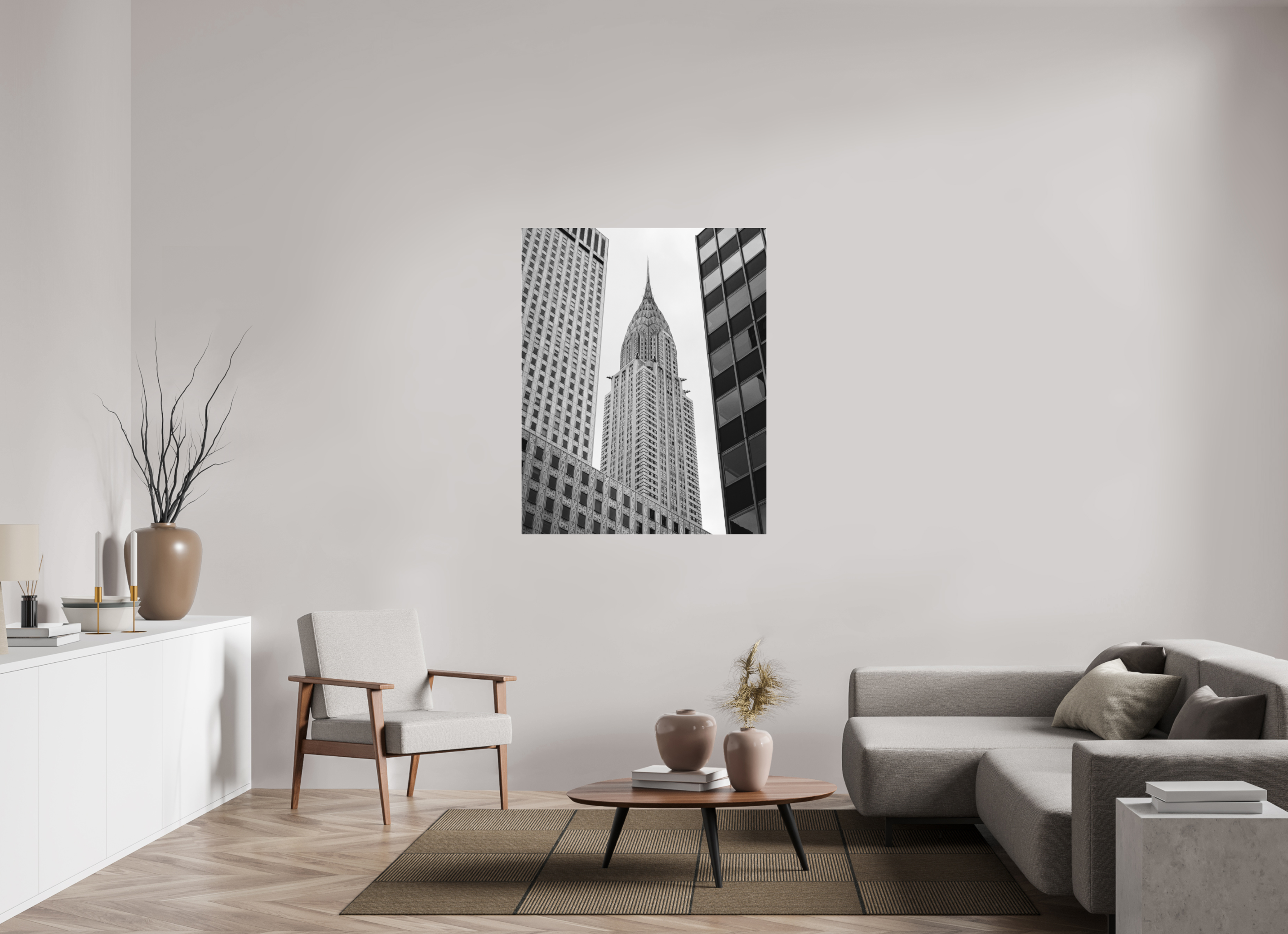 100 x 125 cm, Acrylic Matt 2mm Chrysler Building