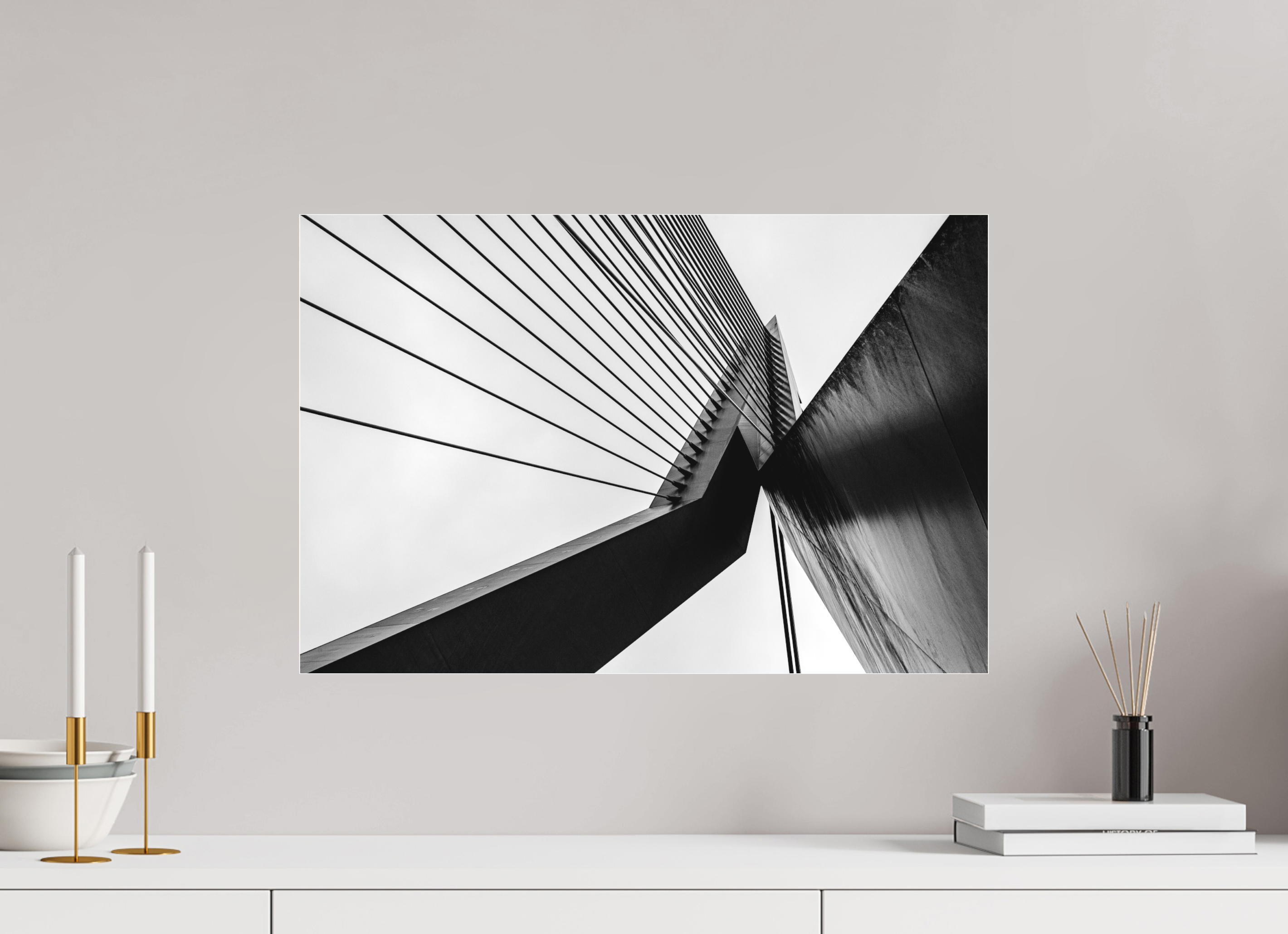 60 x 40 cm, Acrylic Matt 2mm Triangle