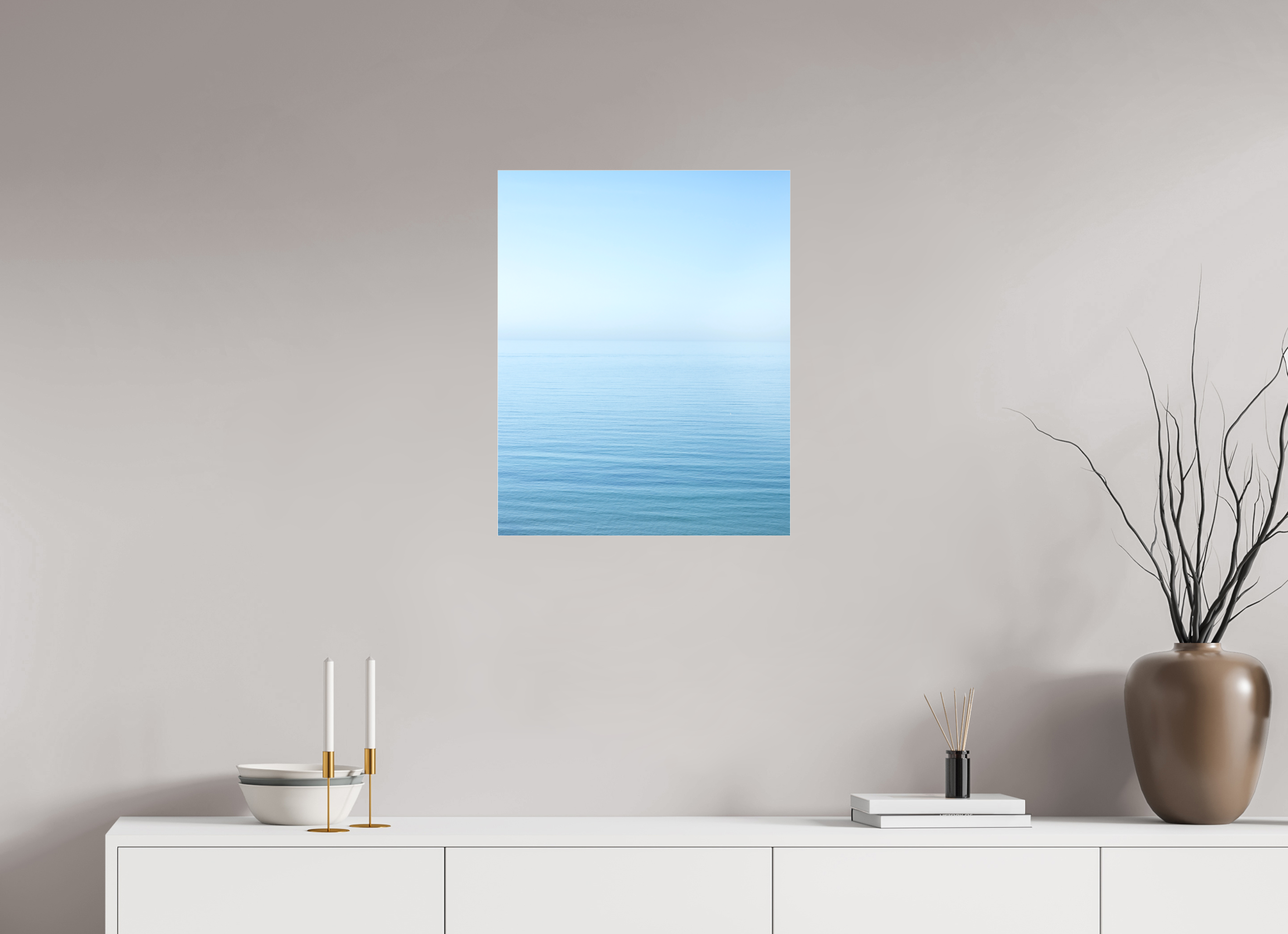 50 x 62,5 cm, Acrylic Matt 2mm The sea Manche