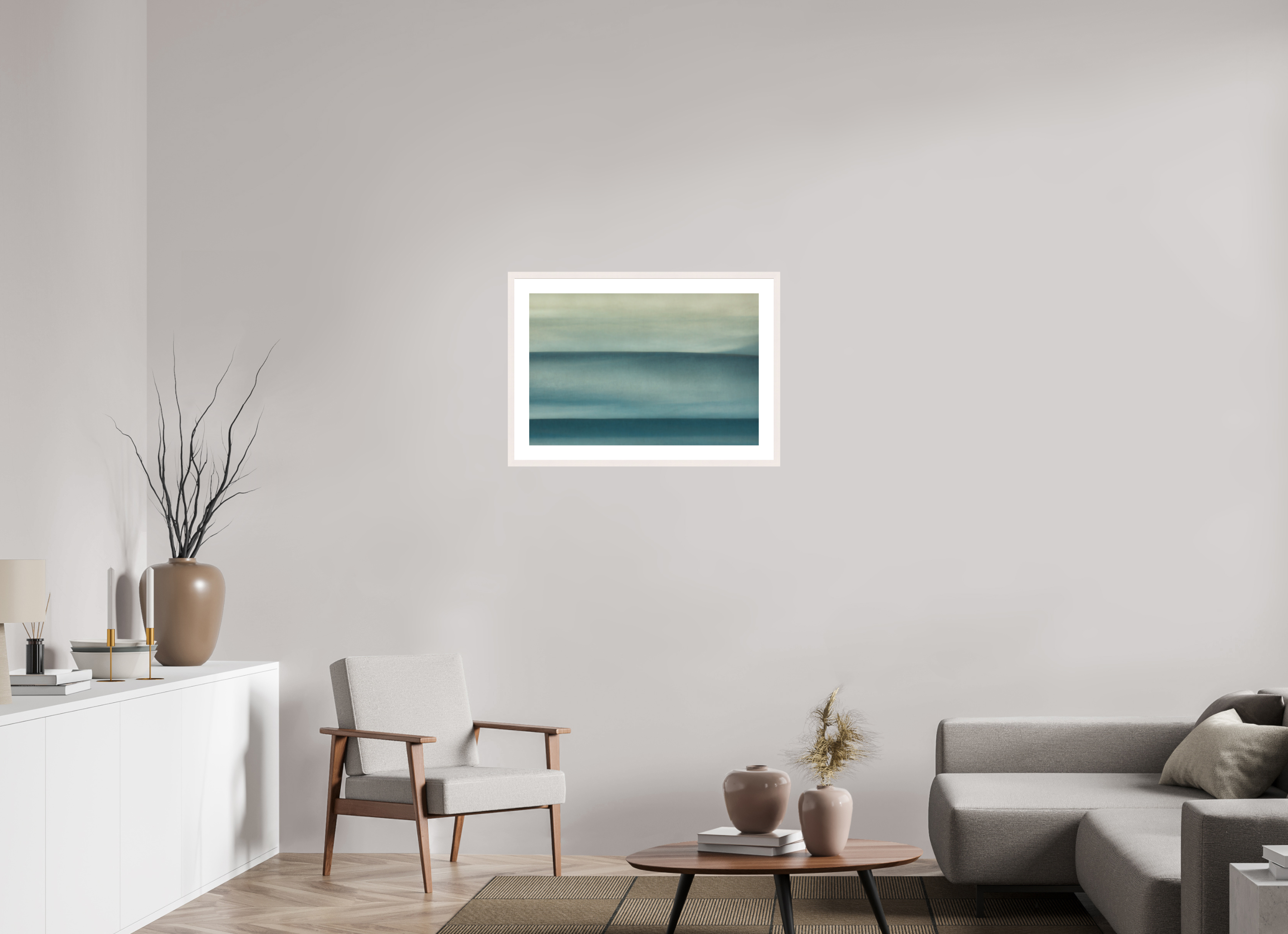 75 x 50 cm, Fine Art Print - Infinity Rag Photo 2 - PP 5cm - Mapple white Frame 20mm A dreamscape