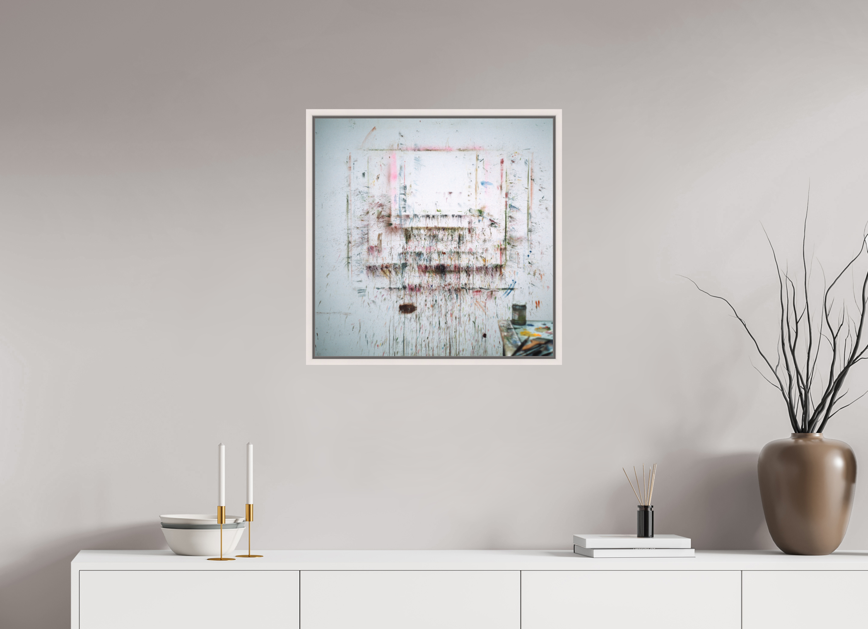 60 x 60 cm, Fine Art Print - Infinity Rag Photo 2 - Ame case 15mm - mapple white A for Art