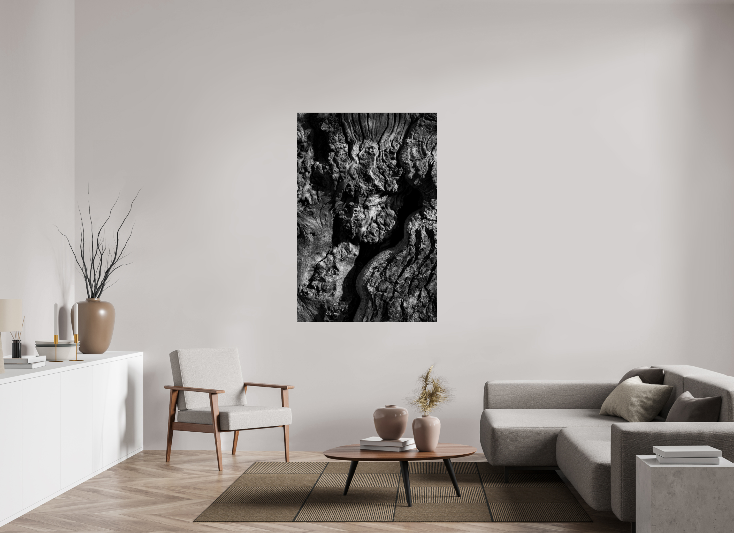 100 x 150 cm, Acrylic glossy 2mm Tree skin
